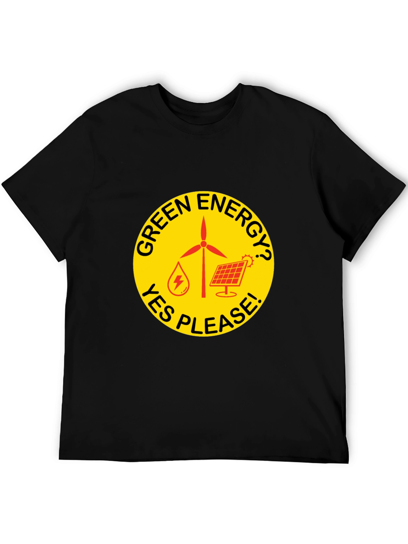 Green Energy T-Shirt - Yes Please!