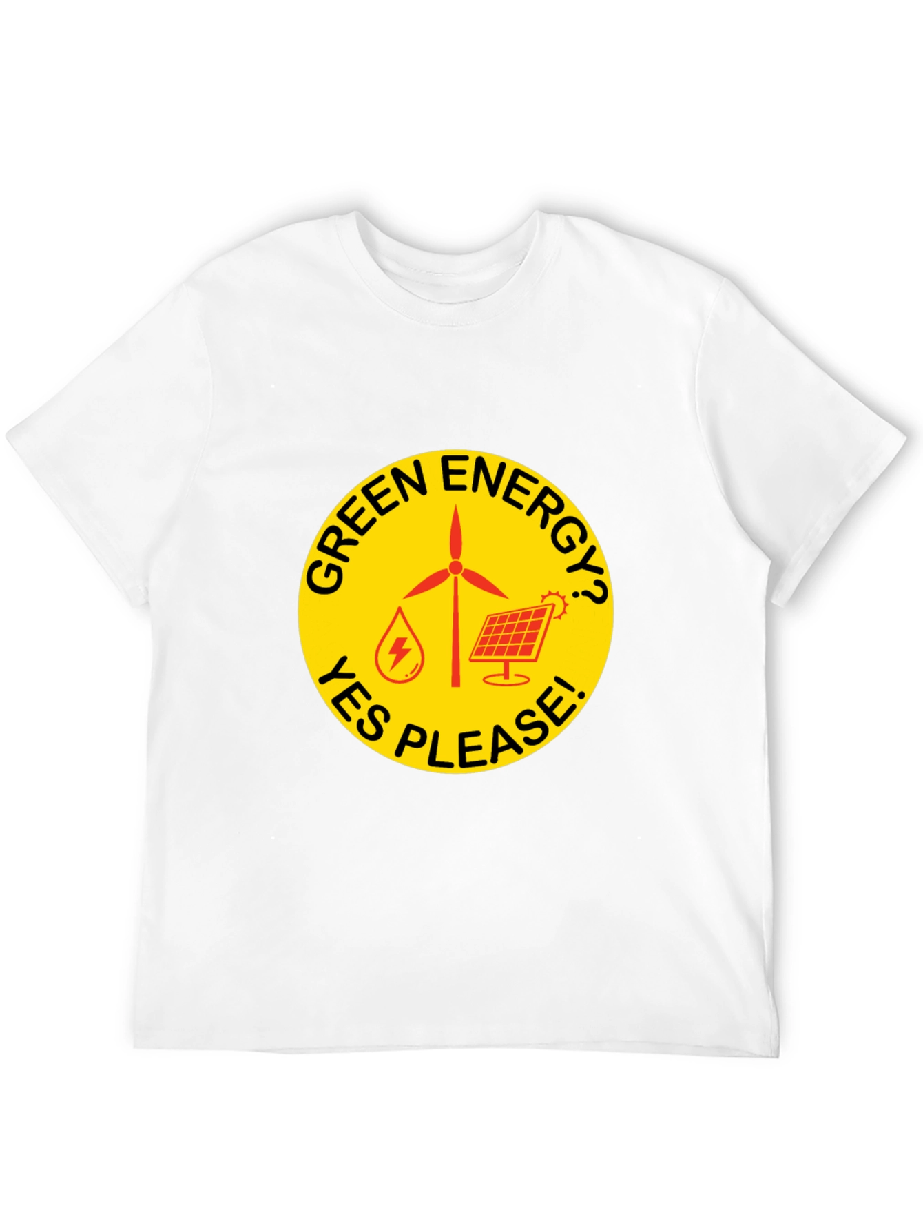 Green Energy T-Shirt - Yes Please!