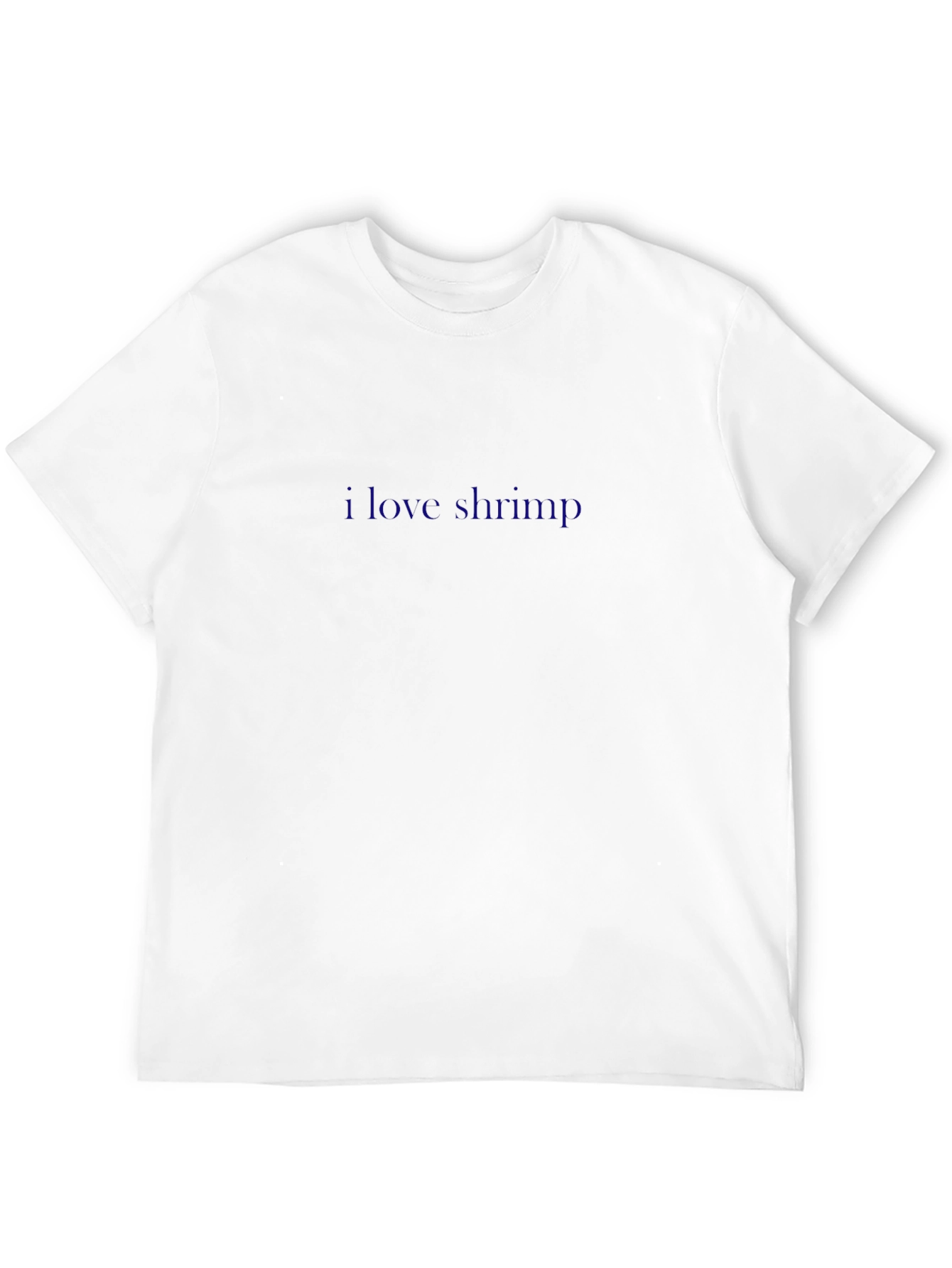 I Love Shrimp Crew Neck T-Shirt - Classic Fit