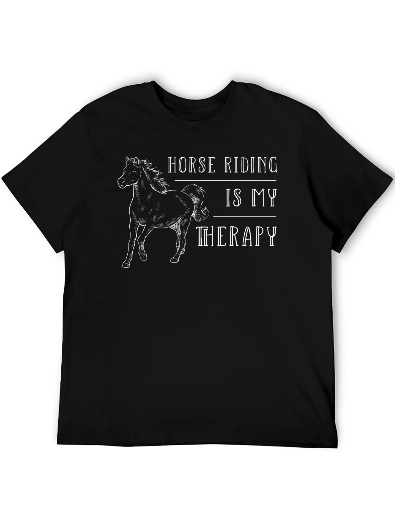 Horse Riding Therapy Graphic T-Shirt