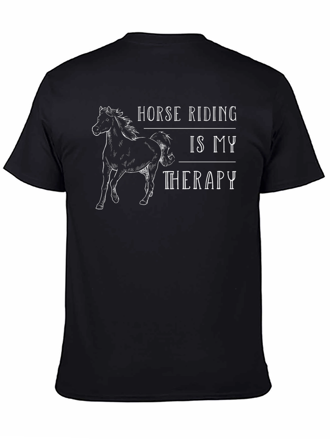 Horse Riding Therapy Graphic T-Shirt
