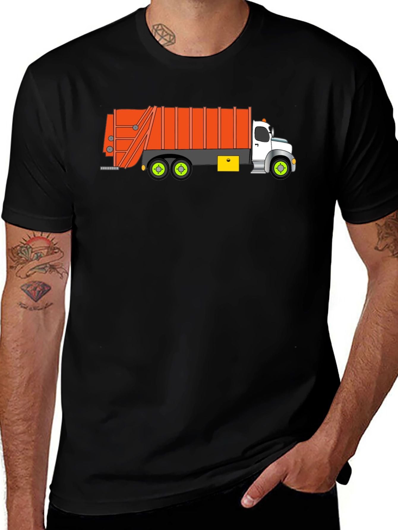 Garbage Truck Graphic T-Shirt