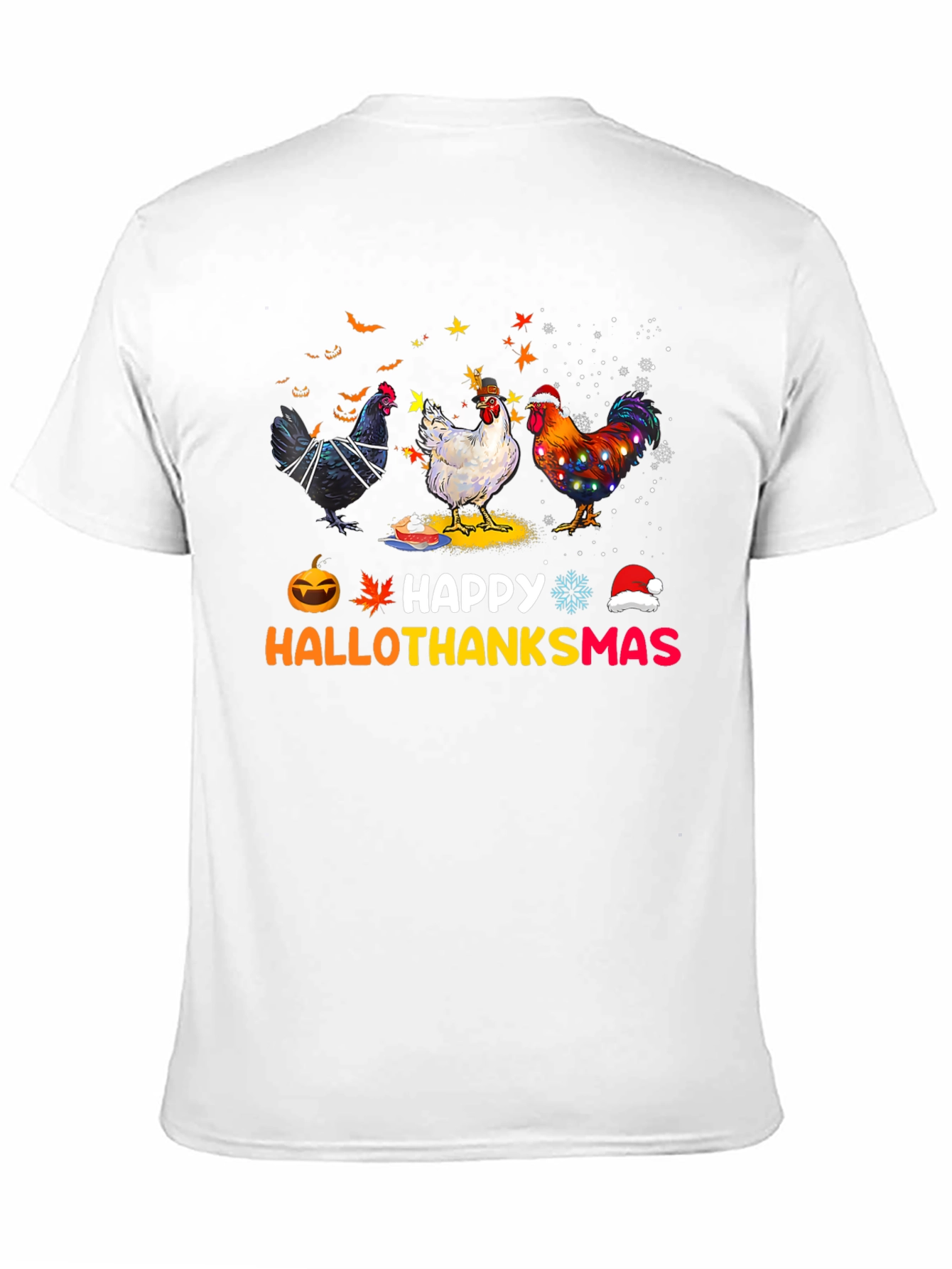 Happy Hallothanksmas Chicken T-Shirt