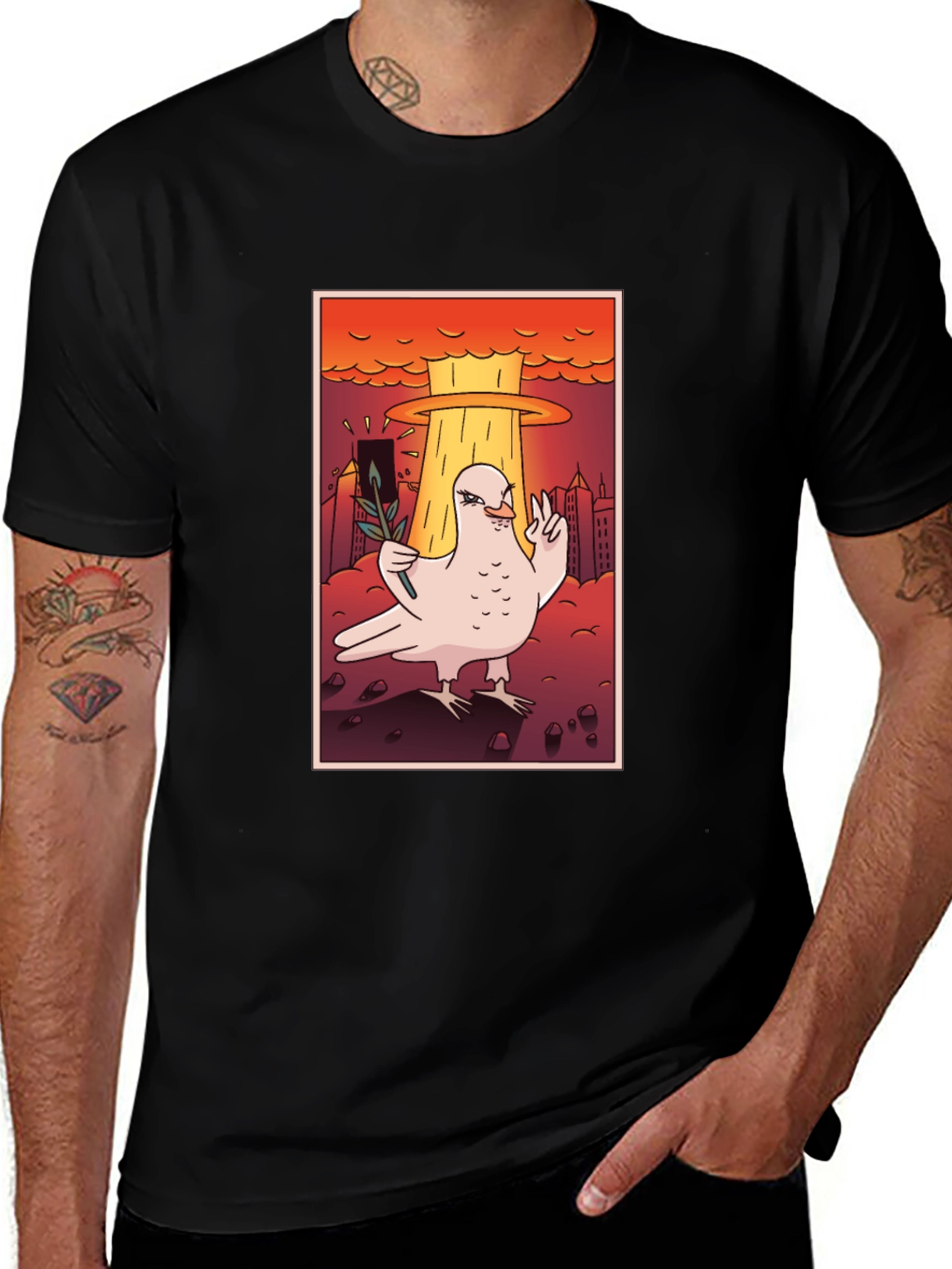 Peace Dove T-Shirt - Nuclear Apocalypse