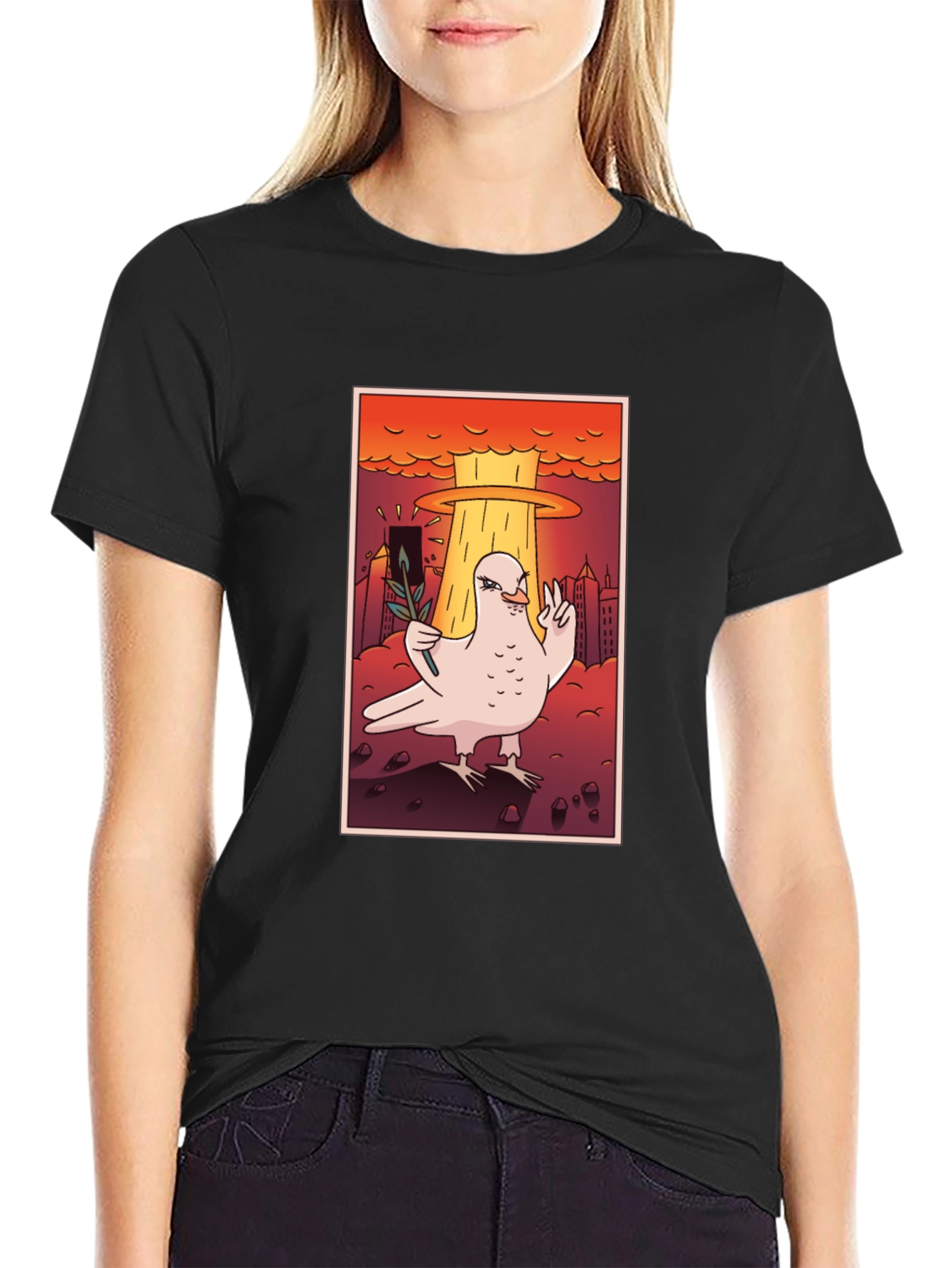Peace Dove T-Shirt - Nuclear Apocalypse