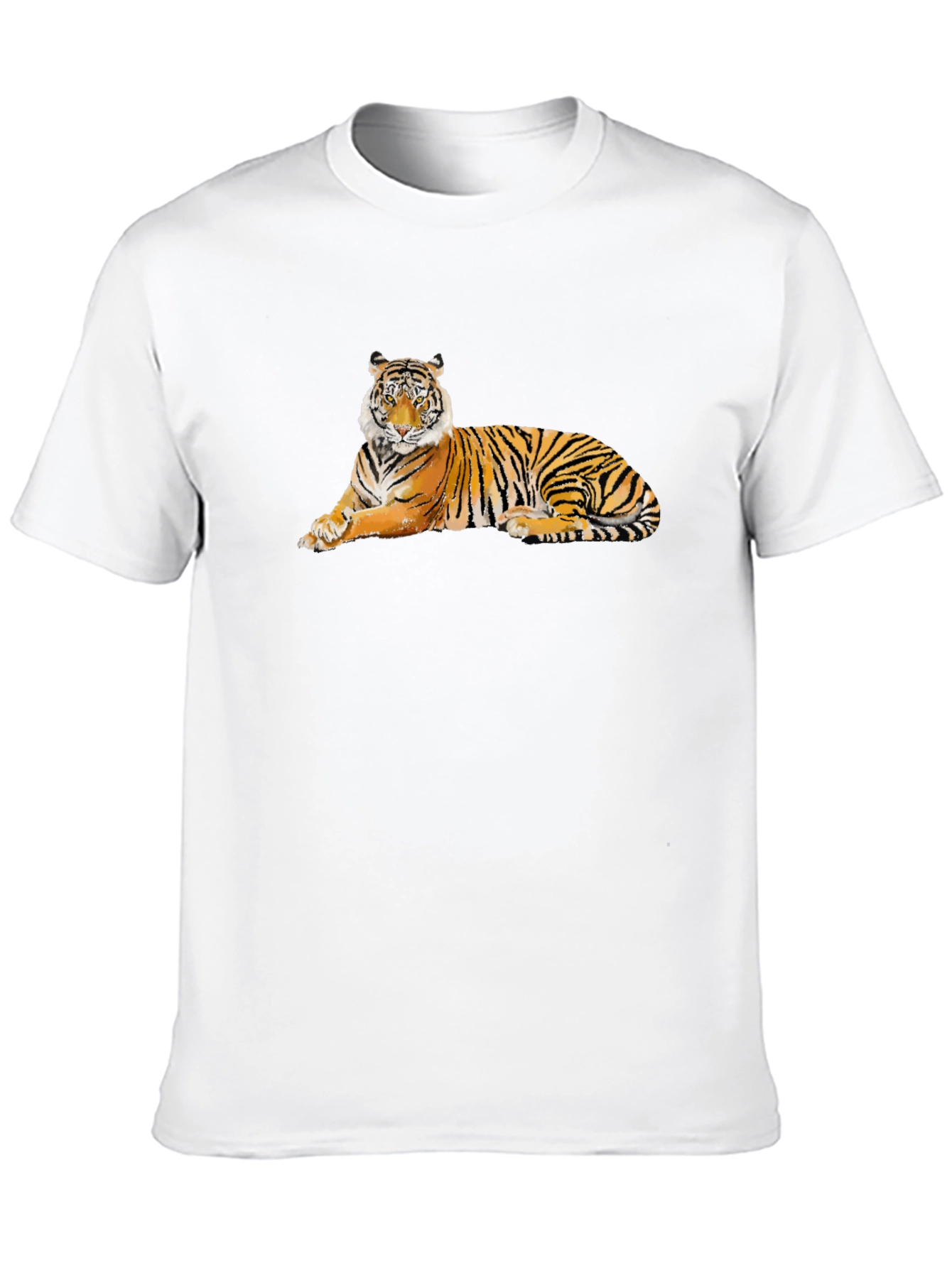 Cool Tiger Graphic T-Shirt - Black Cotton Tee