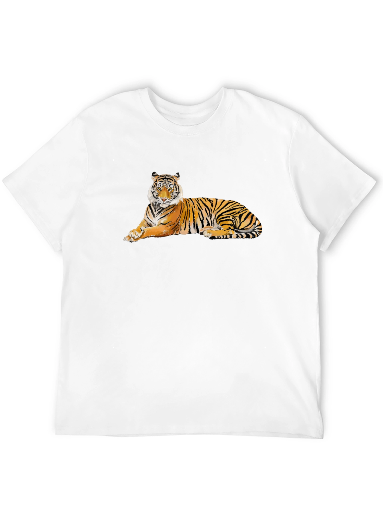 Cool Tiger Graphic T-Shirt - Black Cotton Tee