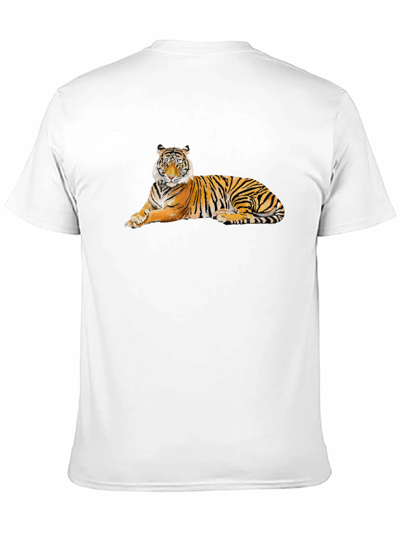 Cool Tiger Graphic T-Shirt - Black Cotton Tee