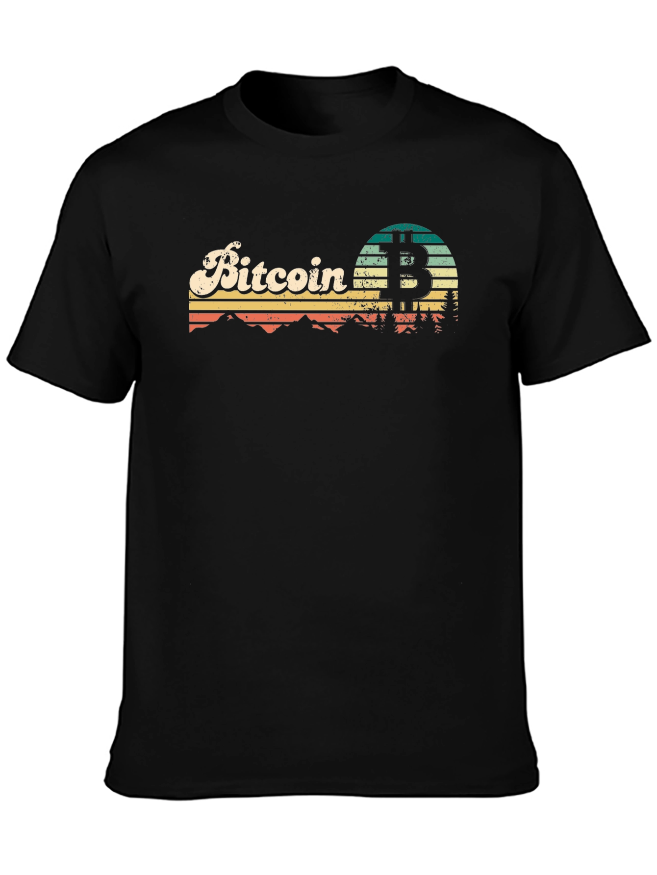 Bitcoin Retro Graphic Tee - Crypto Style