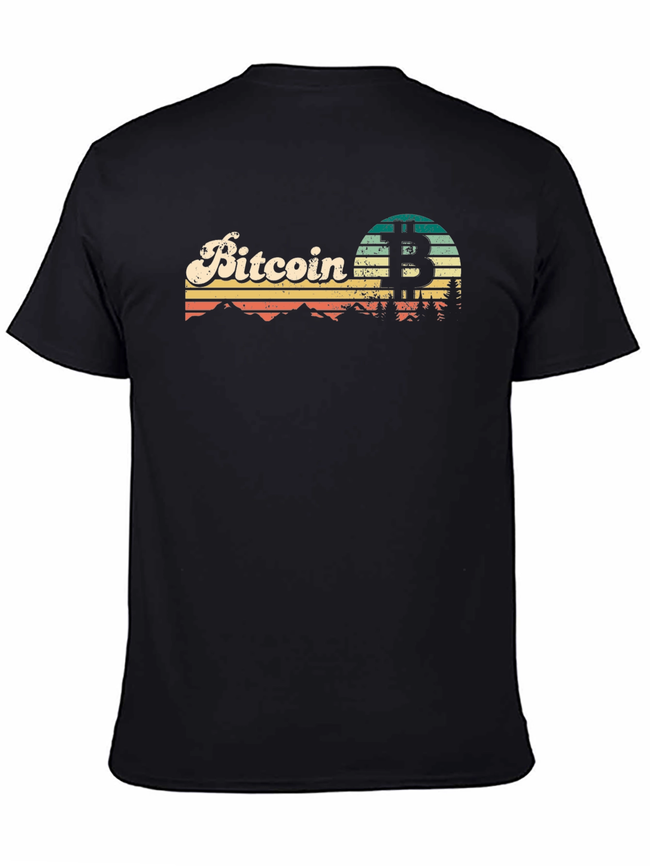 Bitcoin Retro Graphic Tee - Crypto Style