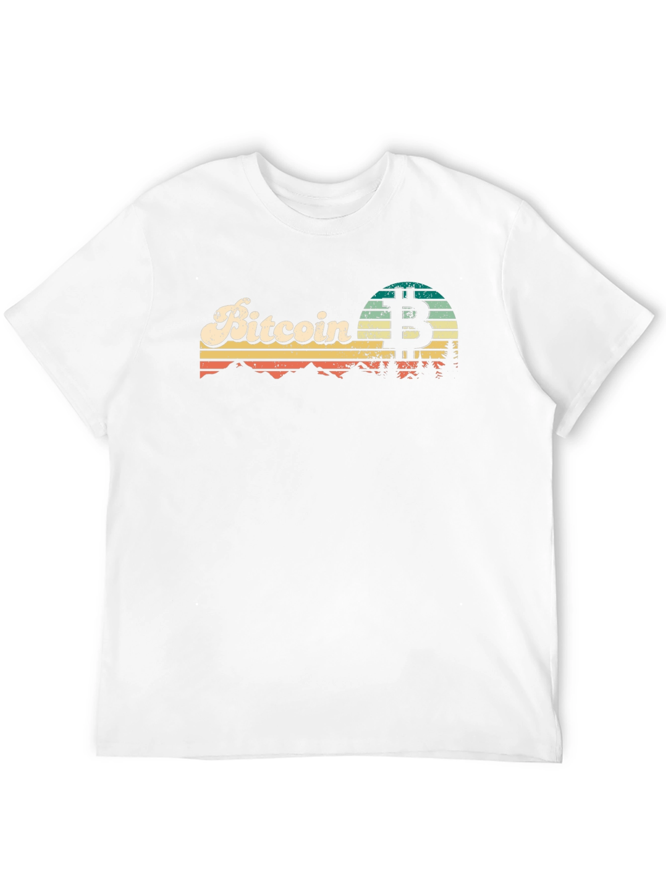 Bitcoin Retro Graphic Tee - Crypto Style