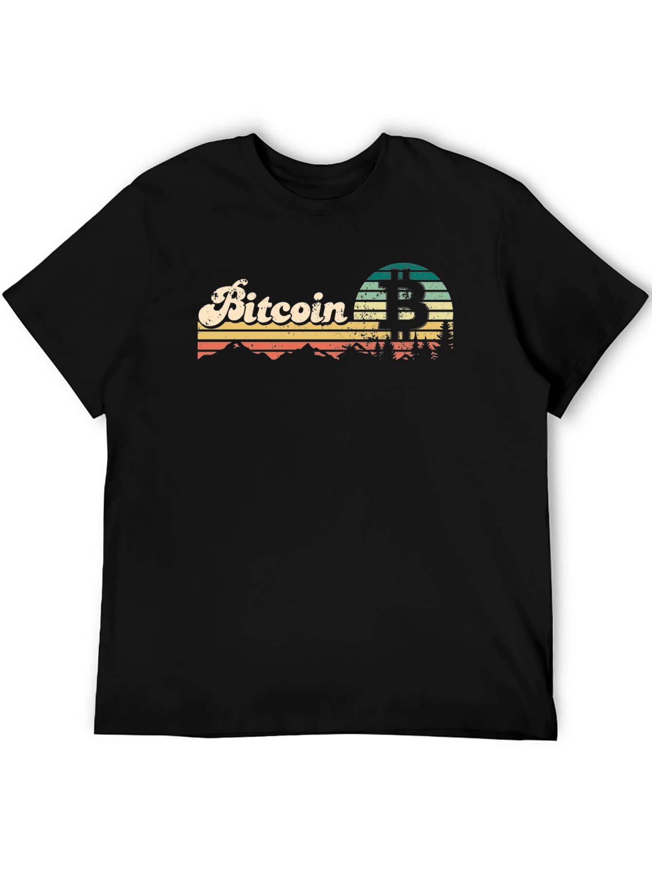 Bitcoin Retro Graphic Tee - Crypto Style