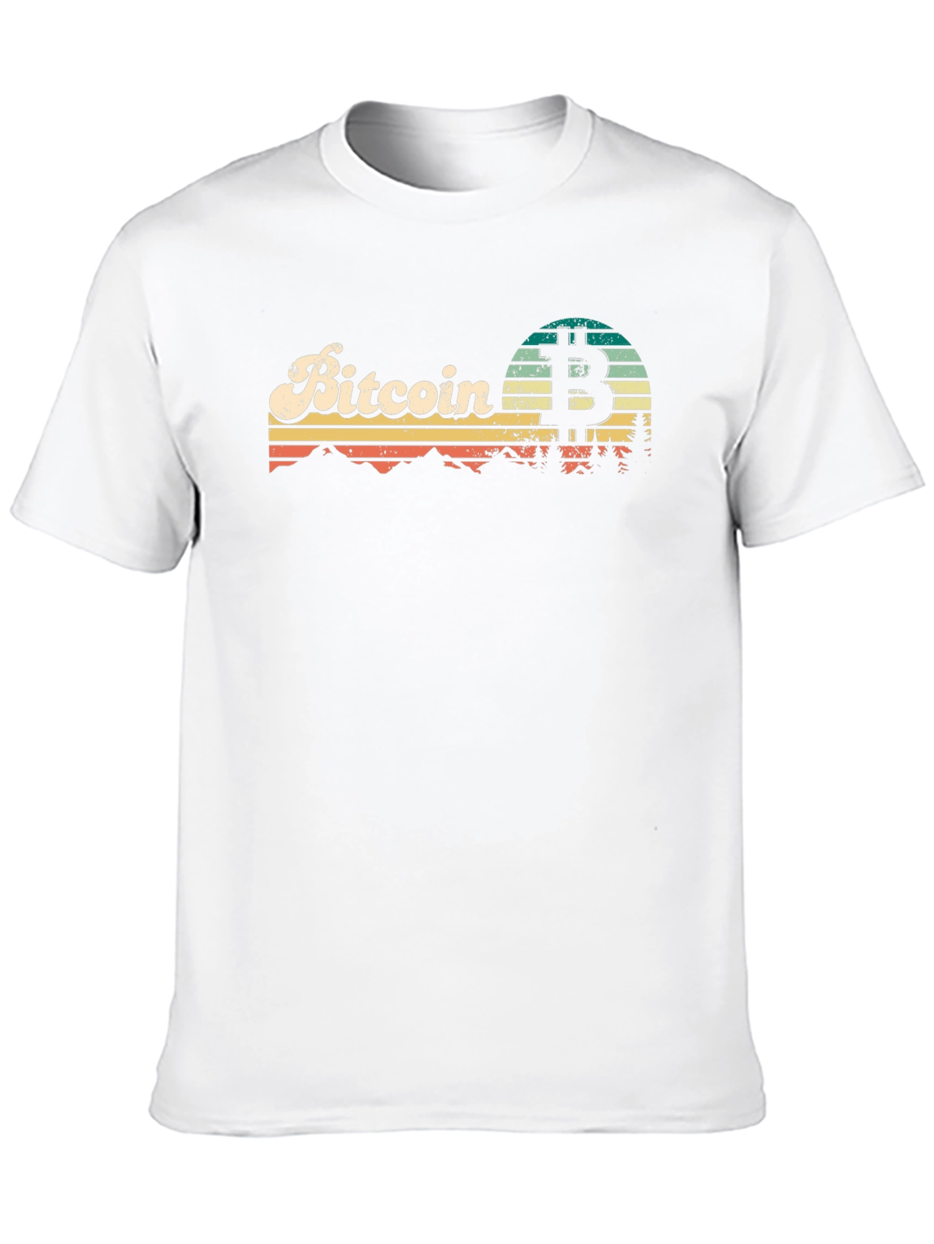 Bitcoin Retro Graphic Tee - Crypto Style