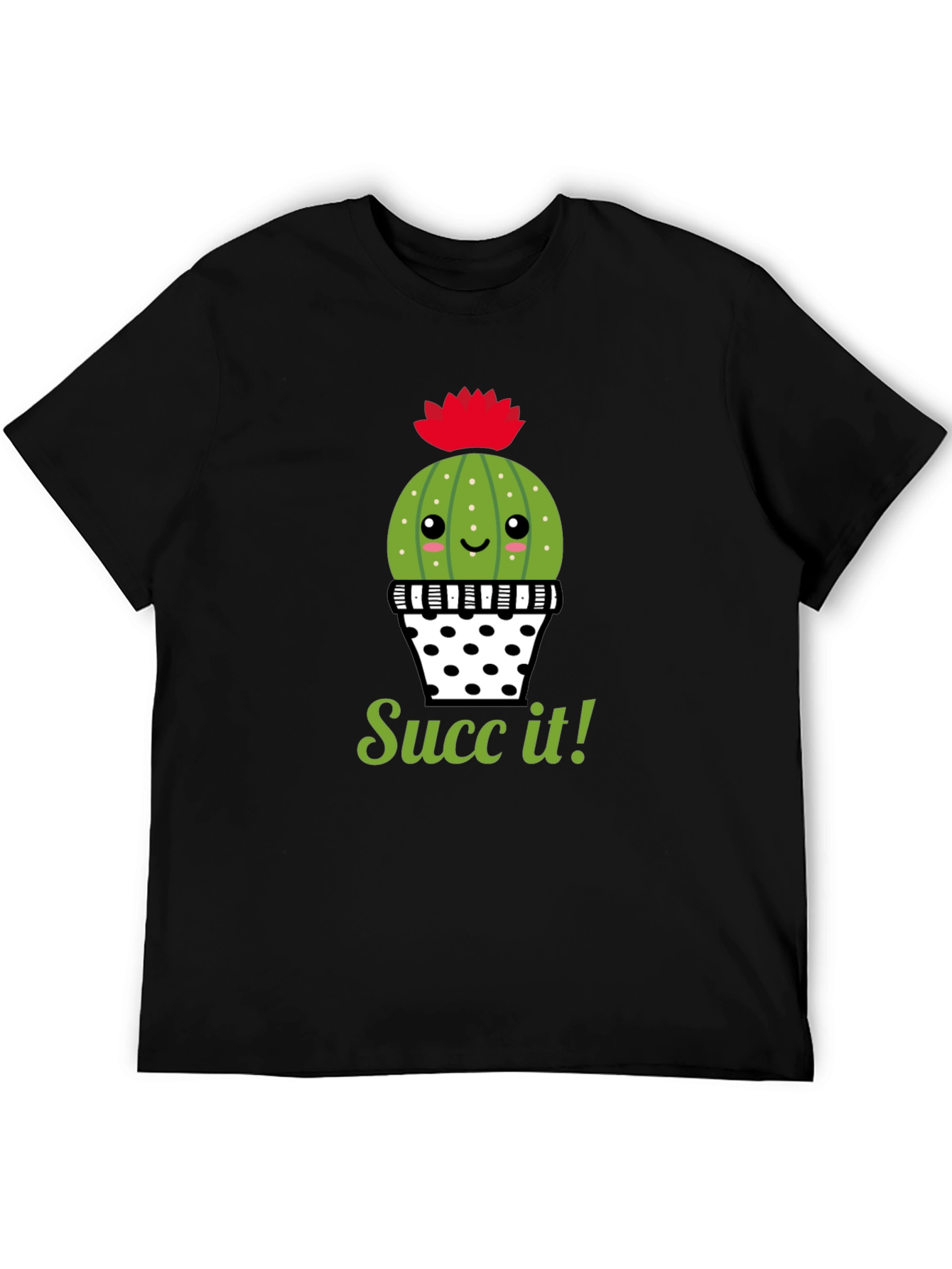 Succ It! Cactus Graphic Tee - Trendy & Fun