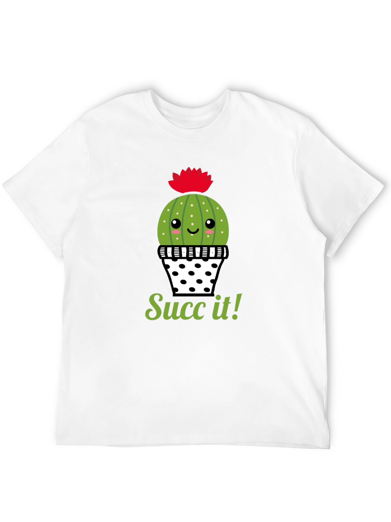 Succ It! Cactus Graphic Tee - Trendy & Fun