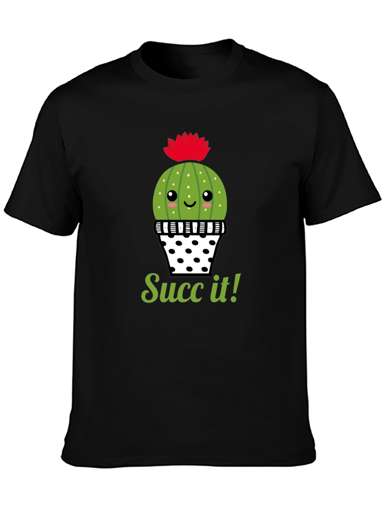 Succ It! Cactus Graphic Tee - Trendy & Fun