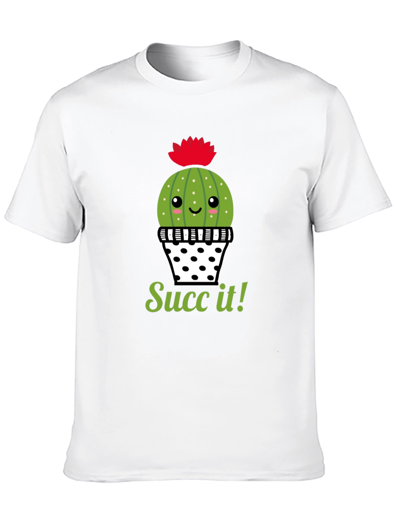 Succ It! Cactus Graphic Tee - Trendy & Fun