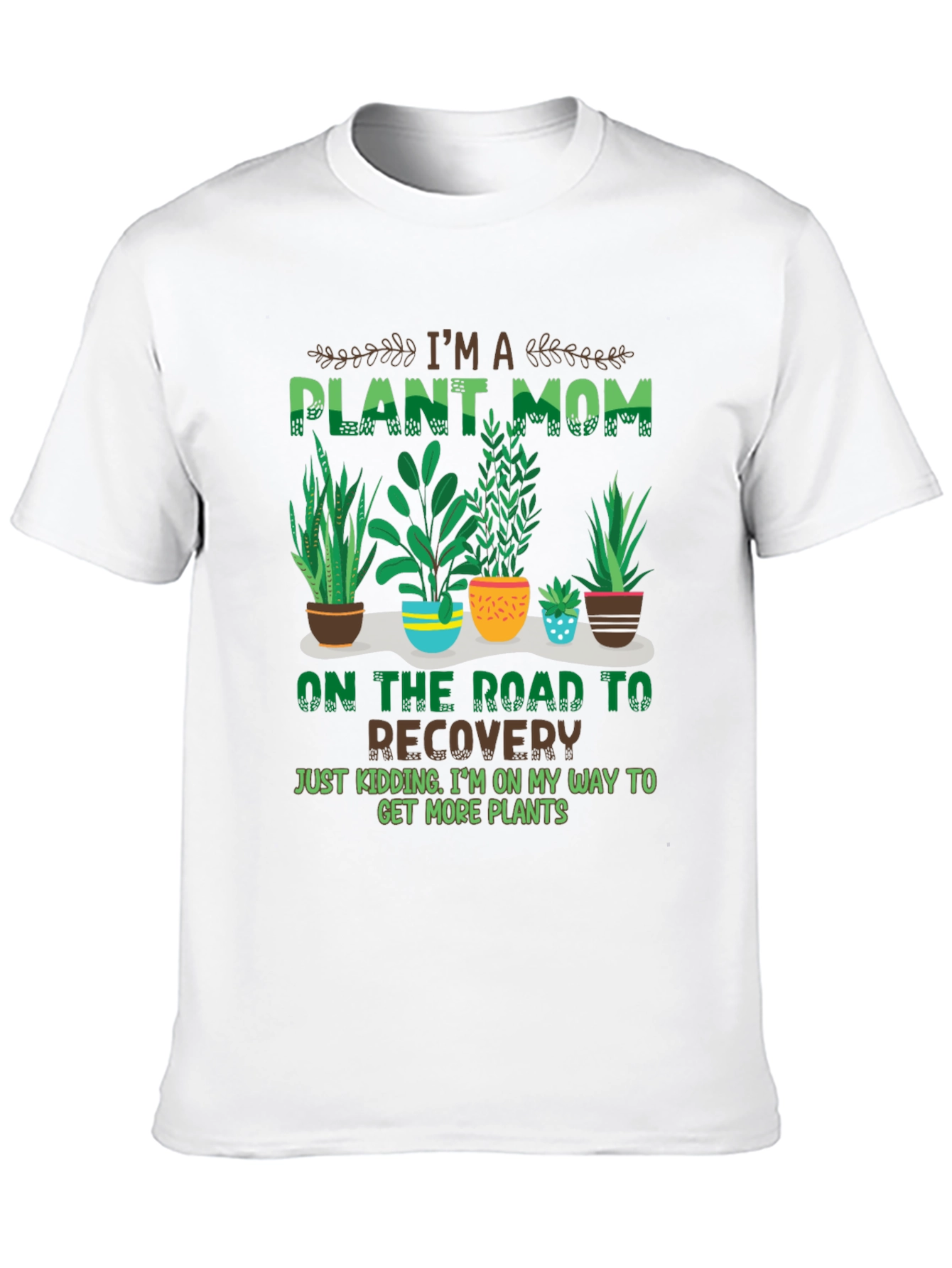 Plant Mom T-Shirt - Botanical Humor Tee