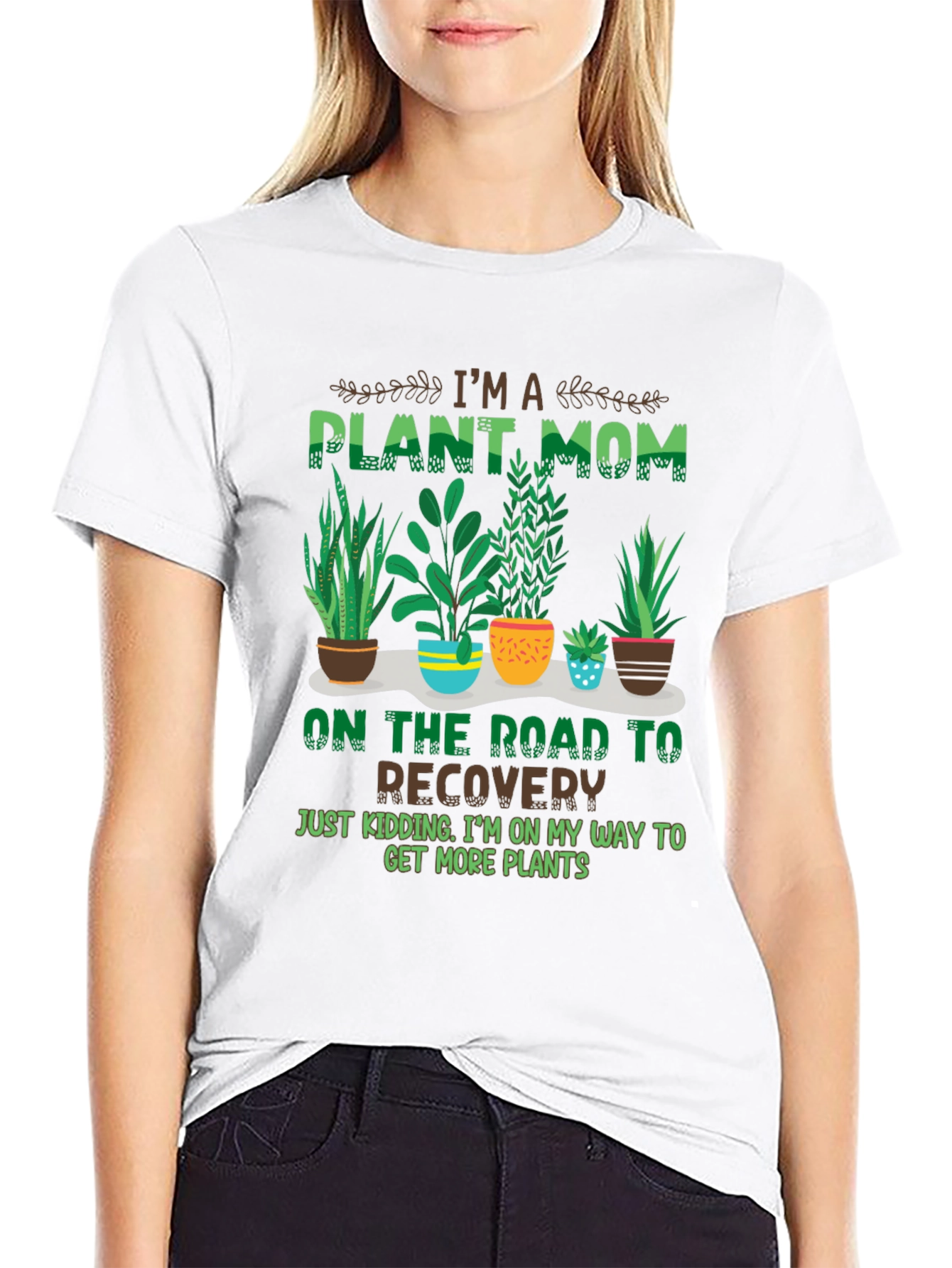 Plant Mom T-Shirt - Botanical Humor Tee
