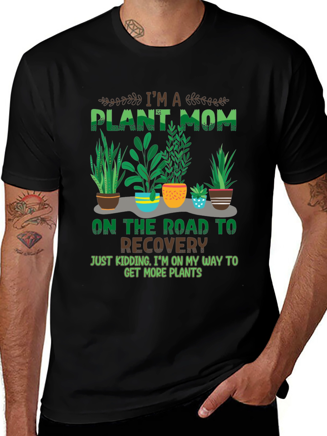 Plant Mom T-Shirt - Botanical Humor Tee