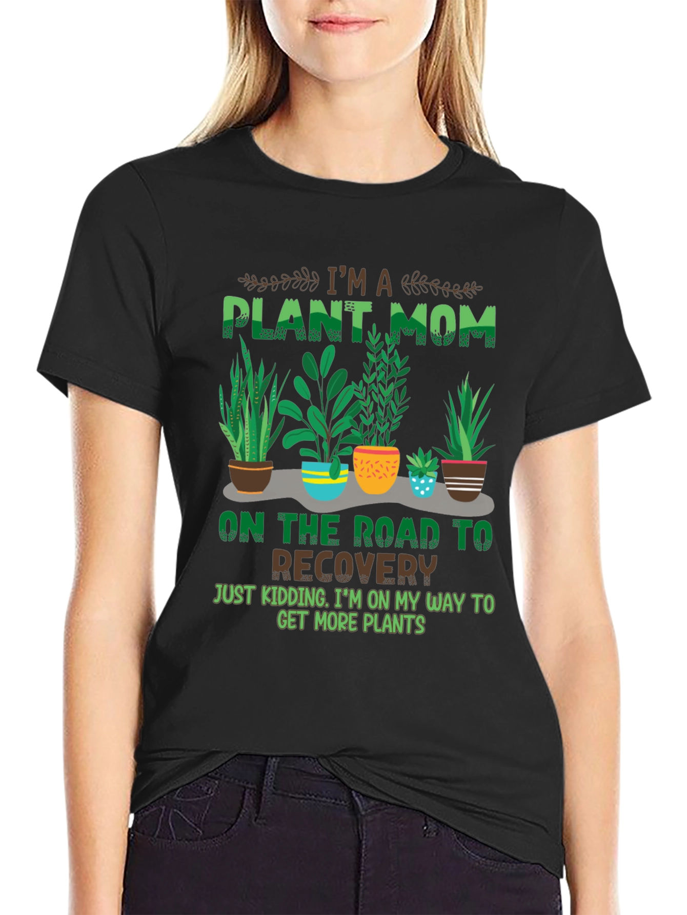 Plant Mom T-Shirt - Botanical Humor Tee