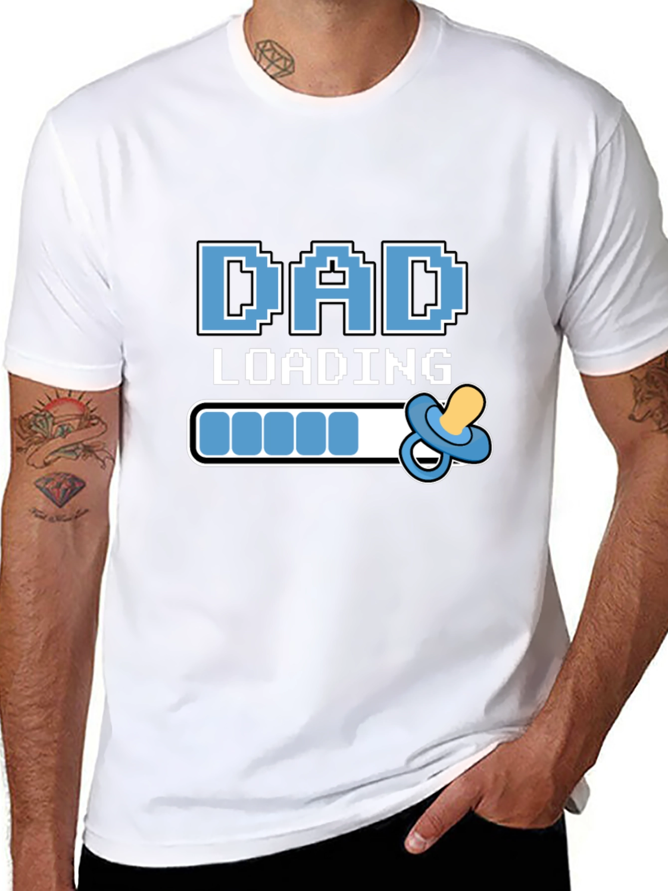 Dad Loading T-Shirt - New Parent Gift