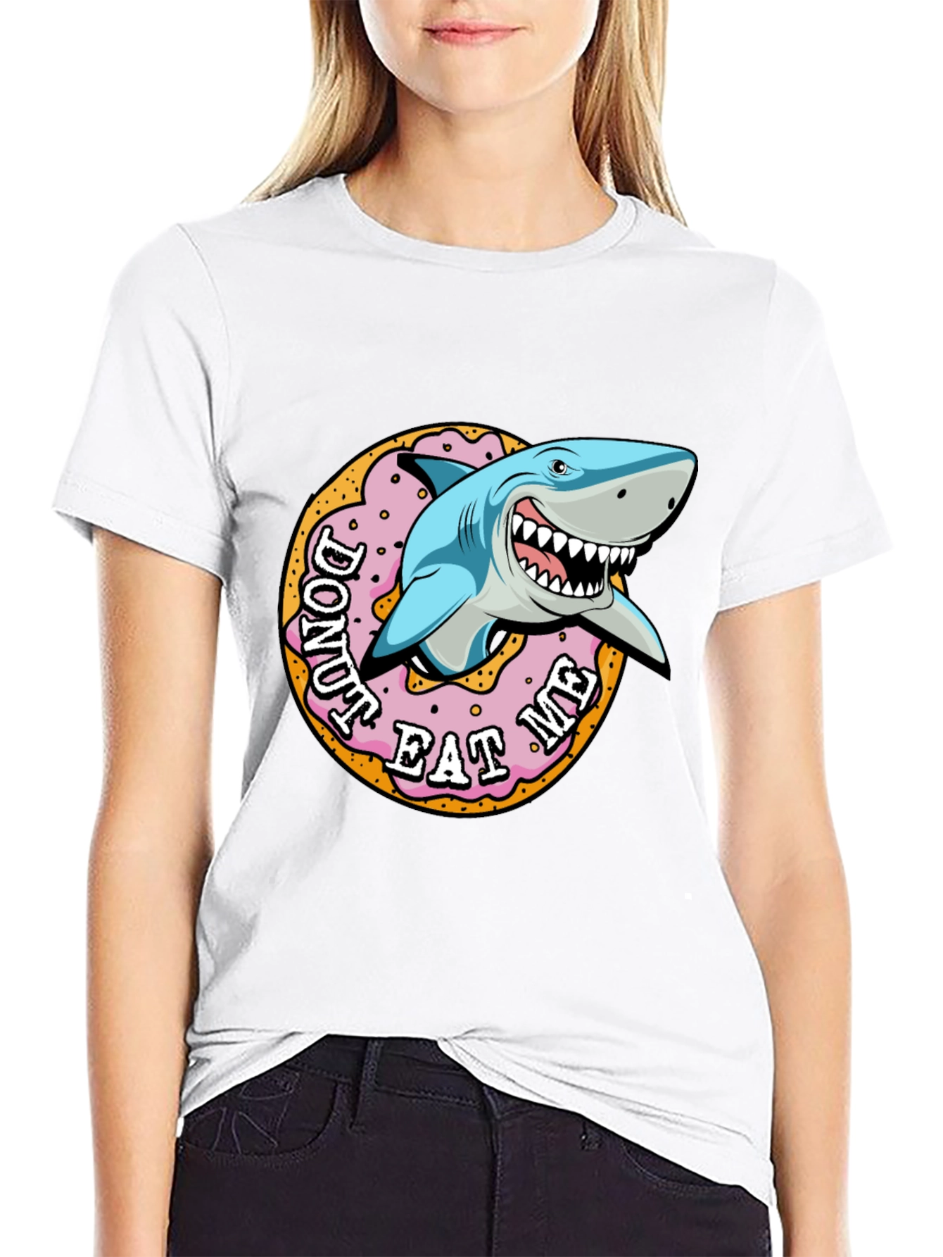 Donut Eat Me Shark T-Shirt