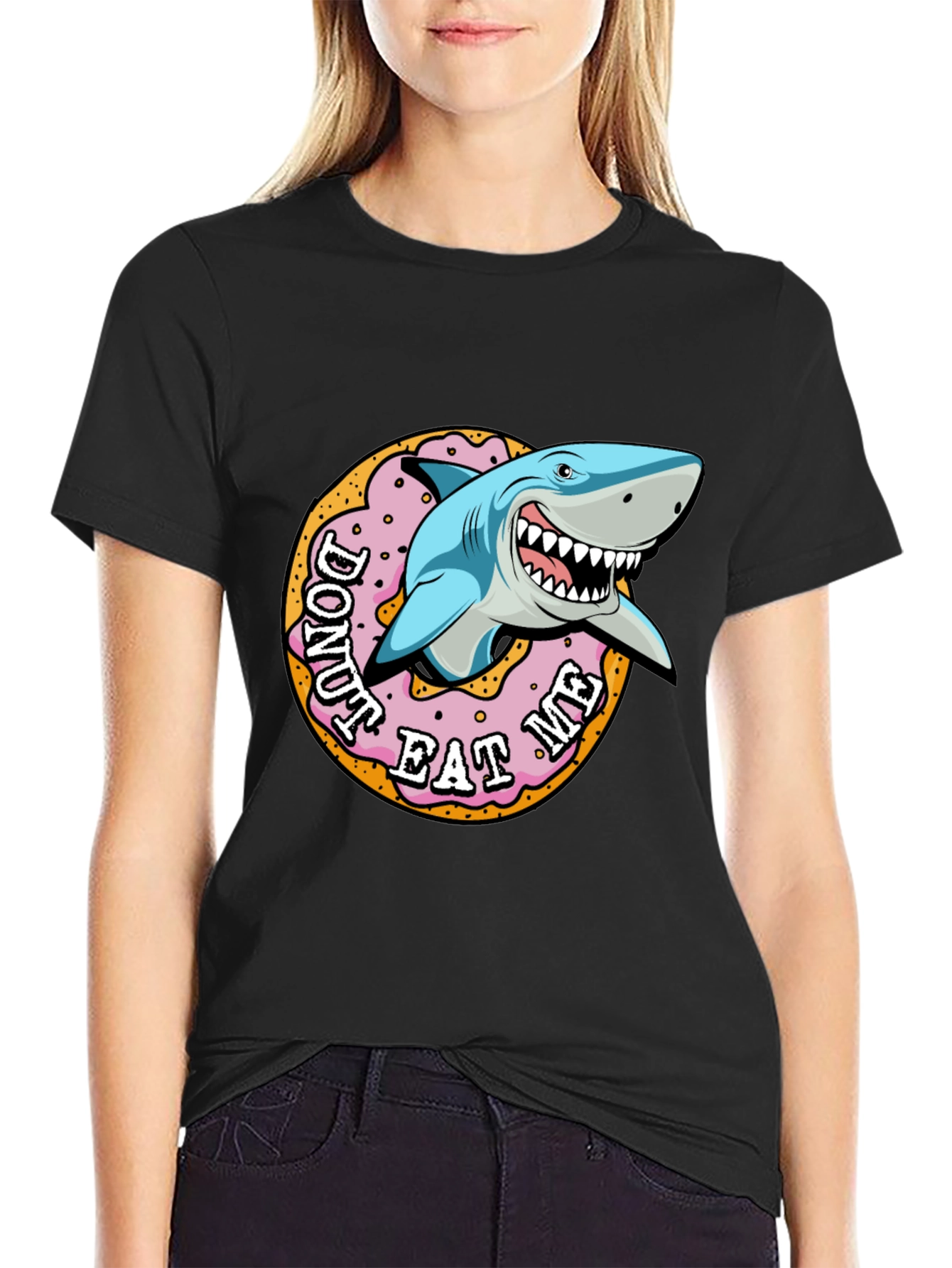 Donut Eat Me Shark T-Shirt