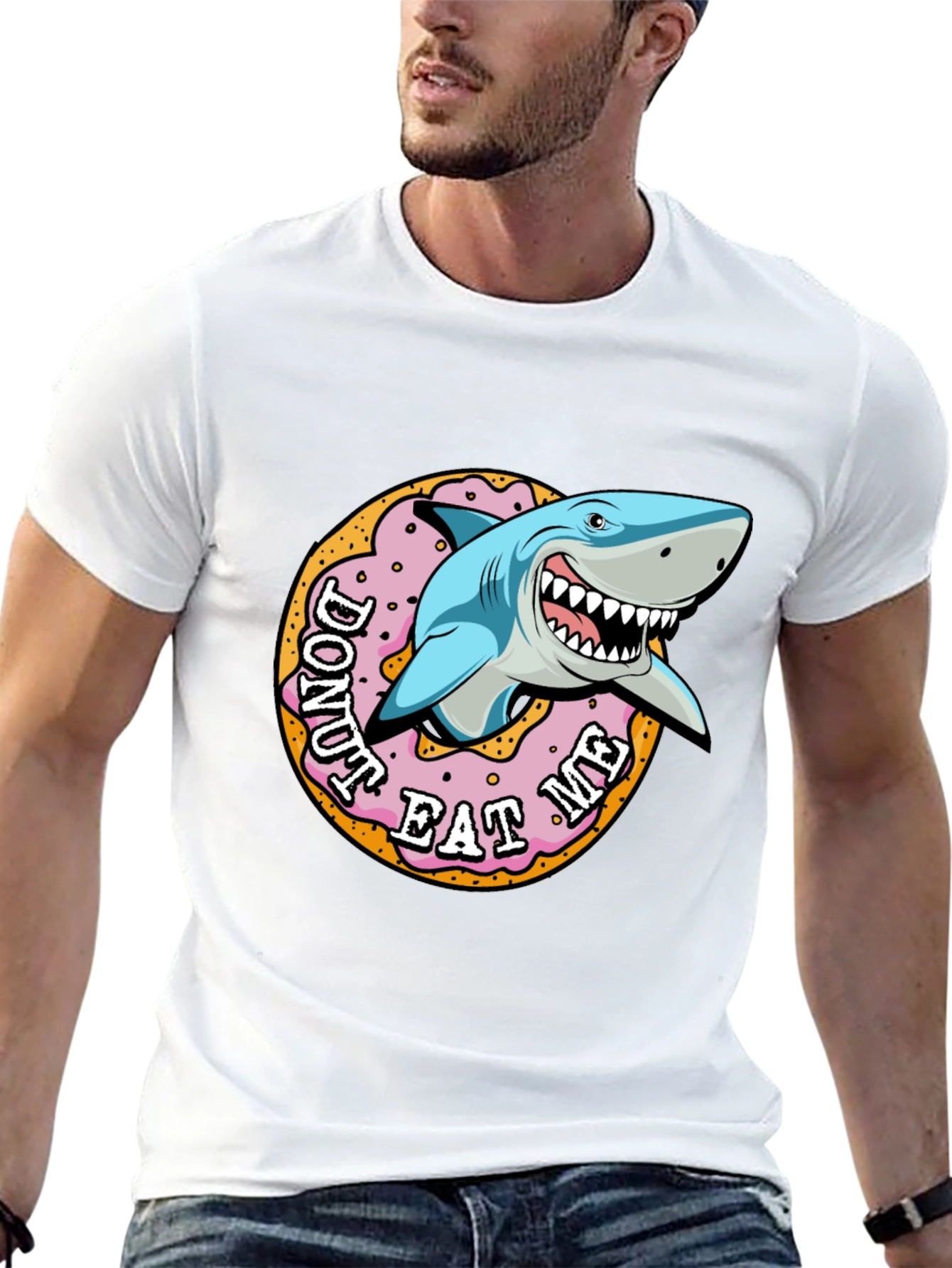 Donut Eat Me Shark T-Shirt