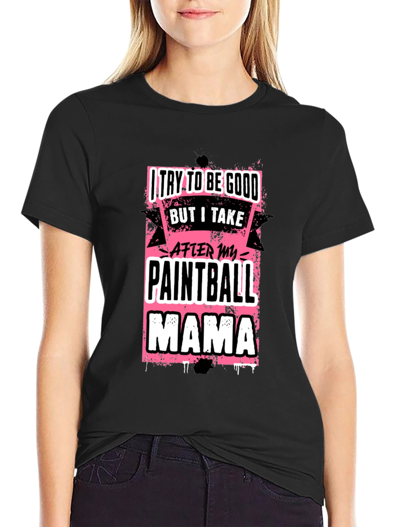 Paintball Mama Graphic T-Shirt