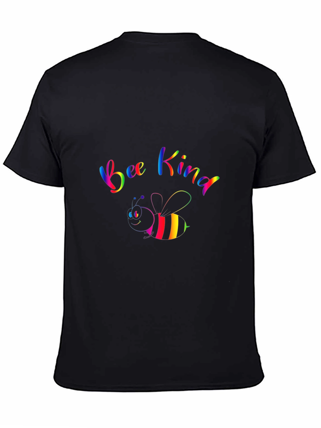 Bee Kind Rainbow Graphic Tee