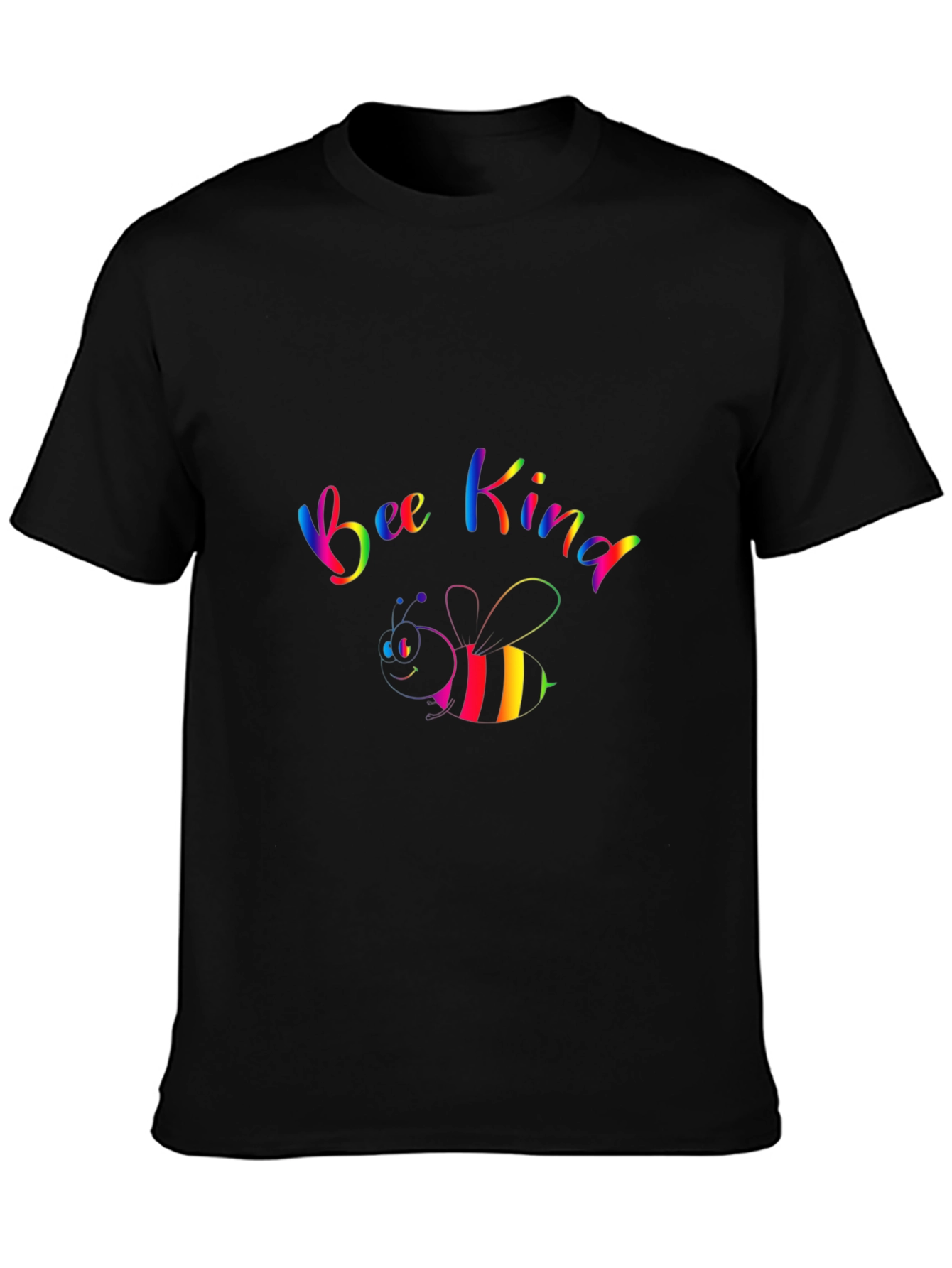 Bee Kind Rainbow Graphic Tee
