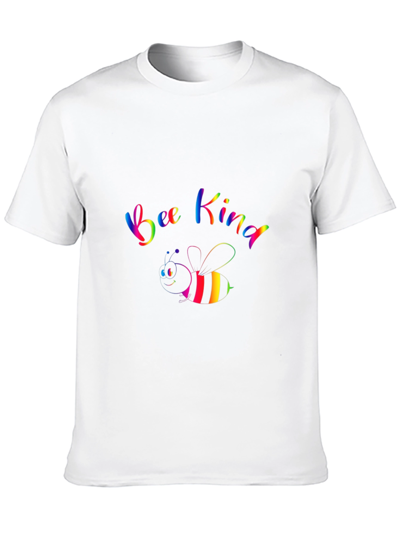 Bee Kind Rainbow Graphic Tee