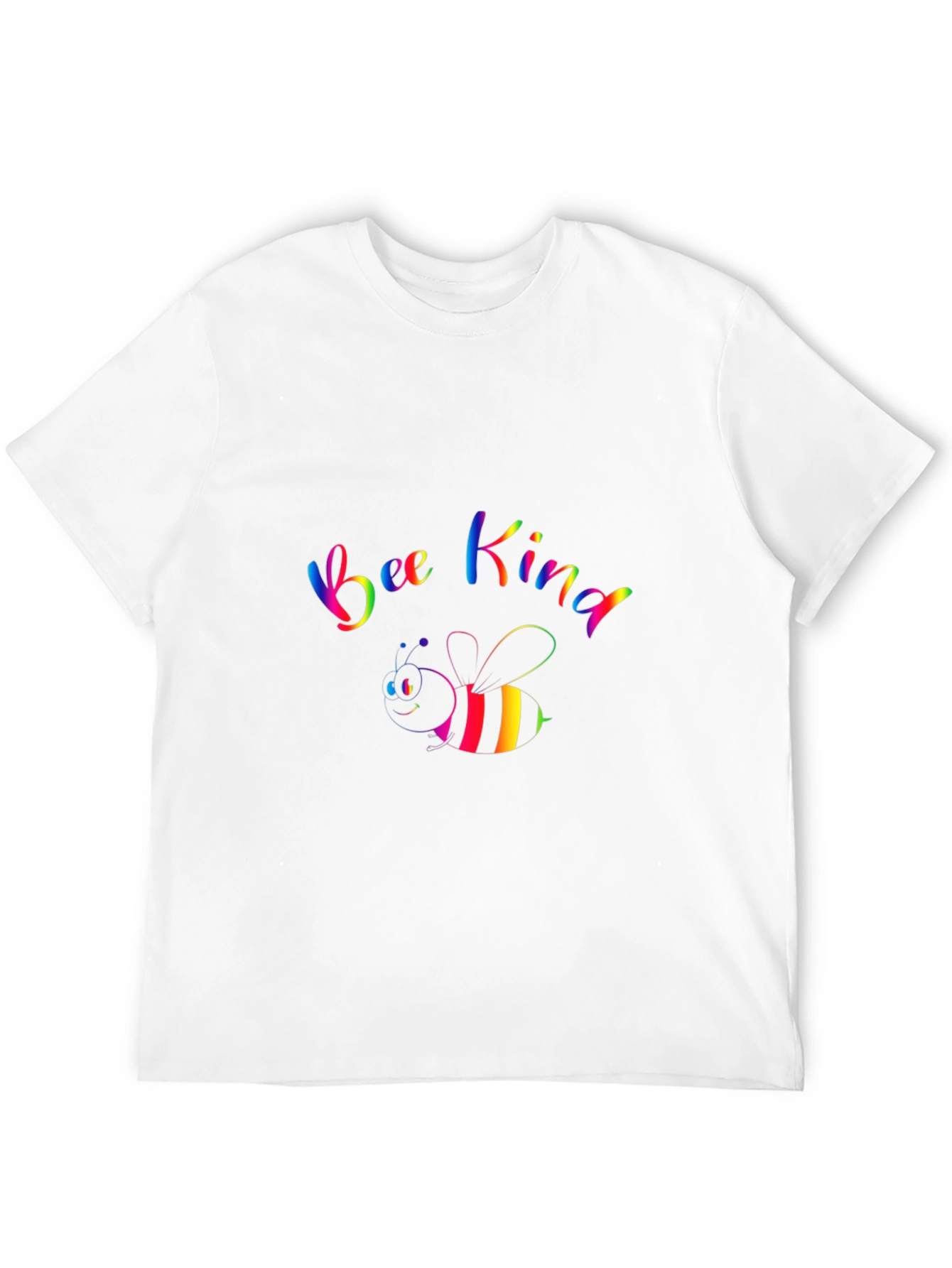 Bee Kind Rainbow Graphic Tee