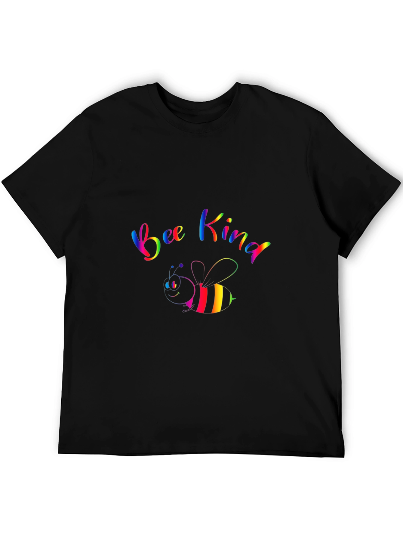 Bee Kind Rainbow Graphic Tee