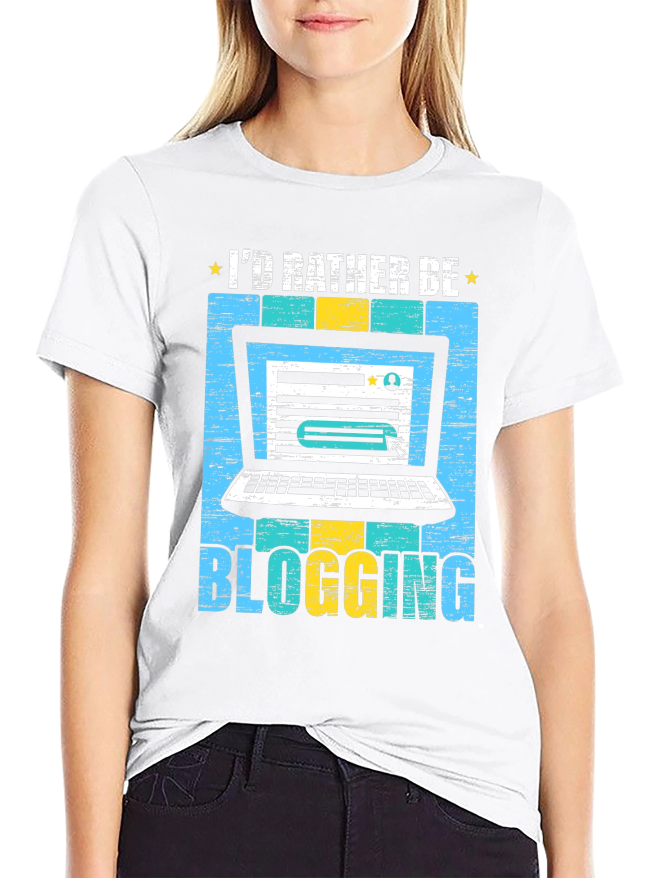 Id Rather Be Blogging T-Shirt