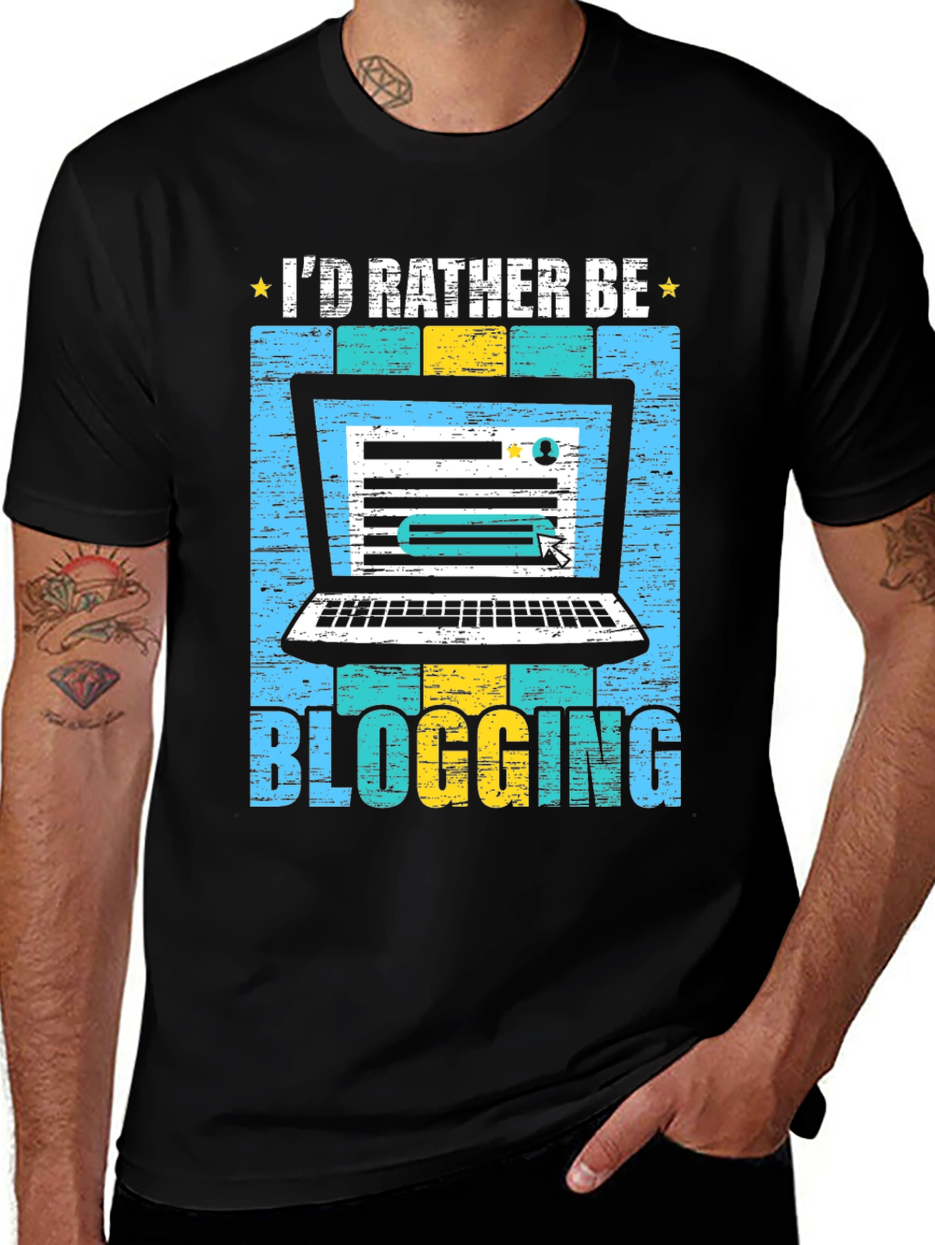 Id Rather Be Blogging T-Shirt