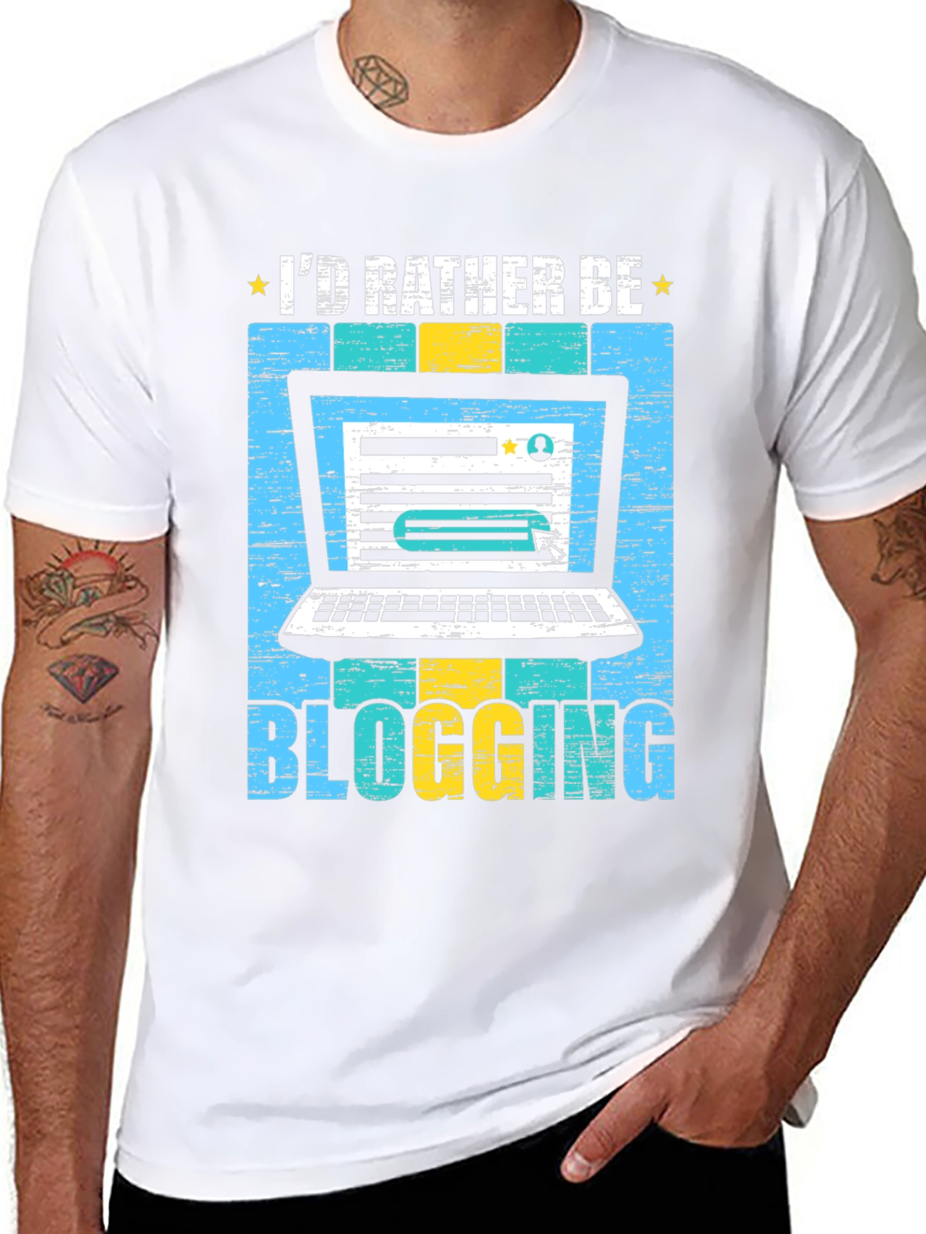 Id Rather Be Blogging T-Shirt