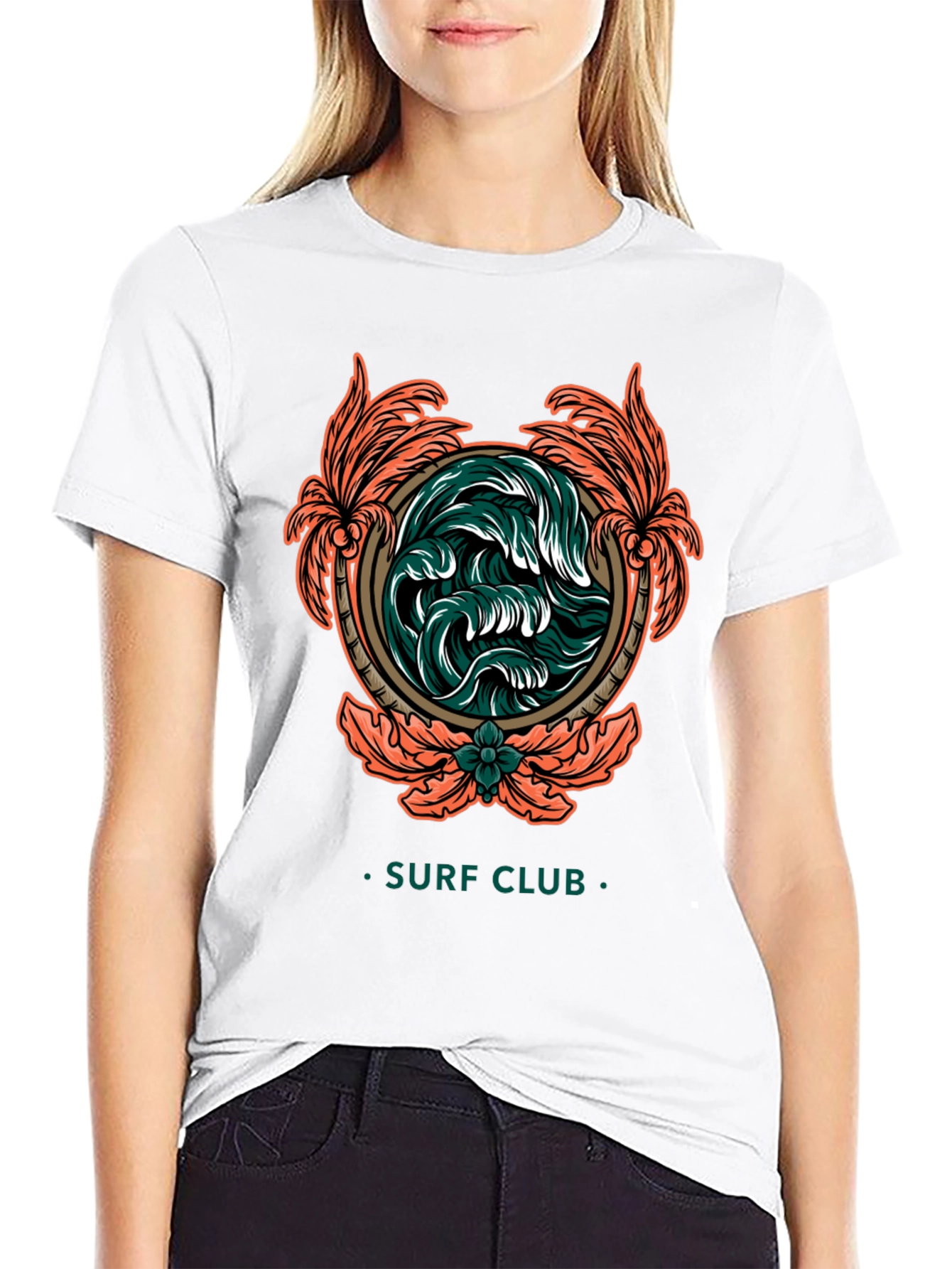 Surf Club Wave Graphic T-Shirt