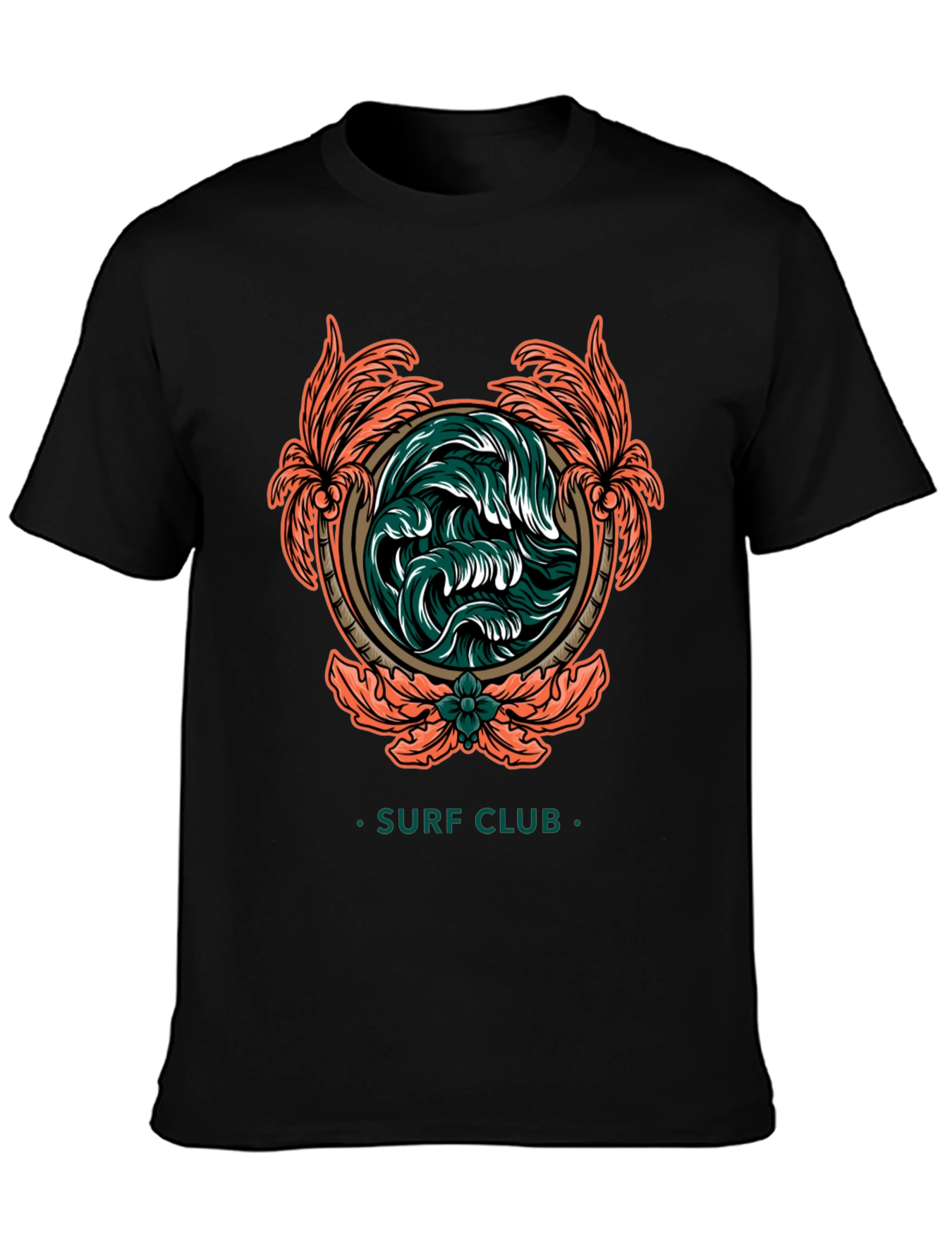 Surf Club Wave Graphic T-Shirt