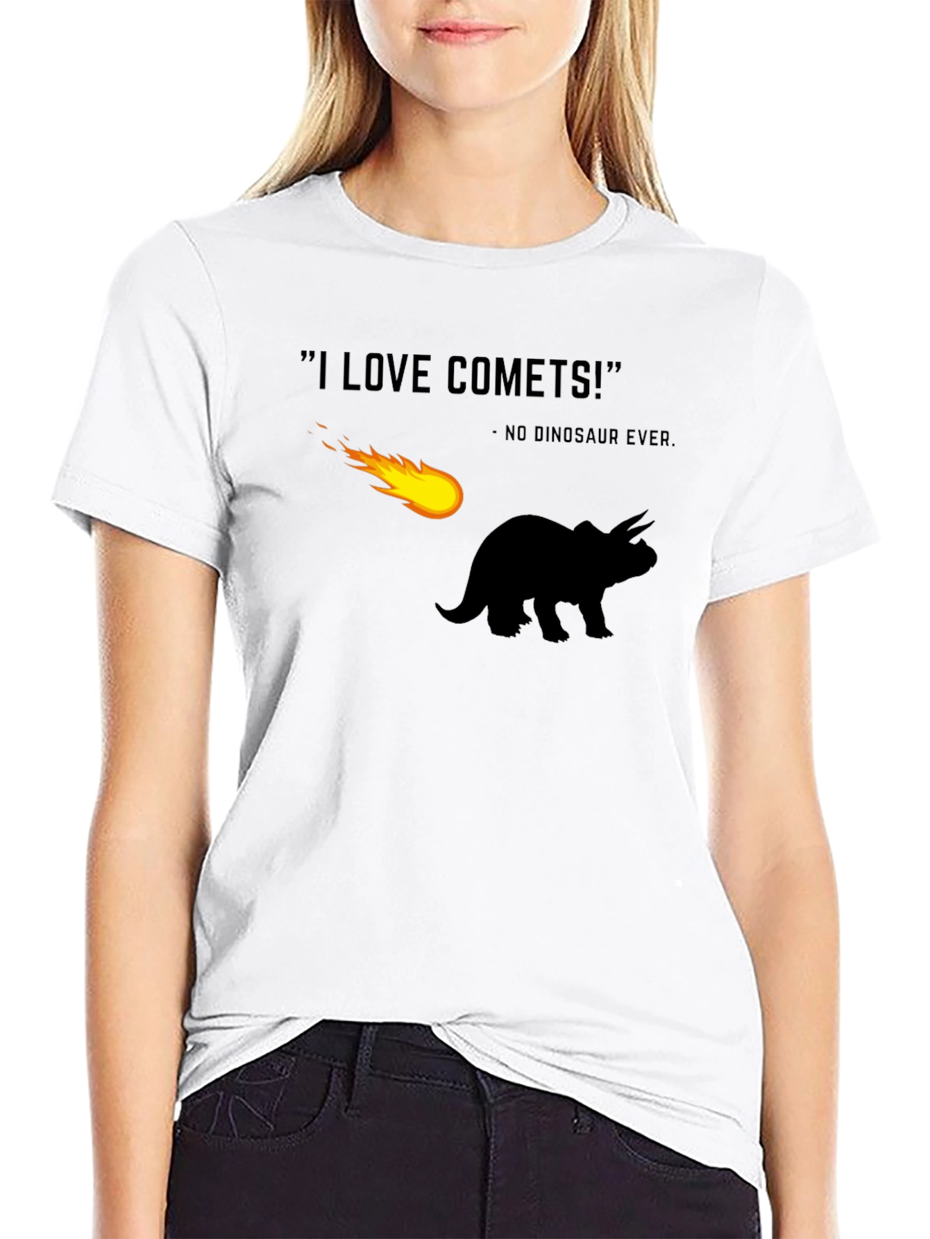 Dinosaur Comet T-Shirt - No Dinosaur Ever!