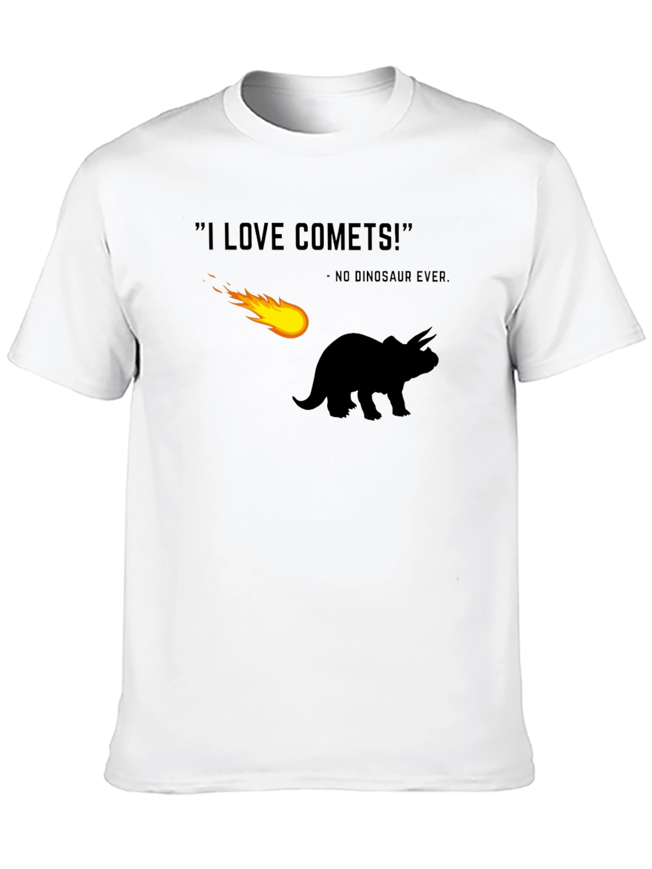 Dinosaur Comet T-Shirt - No Dinosaur Ever!
