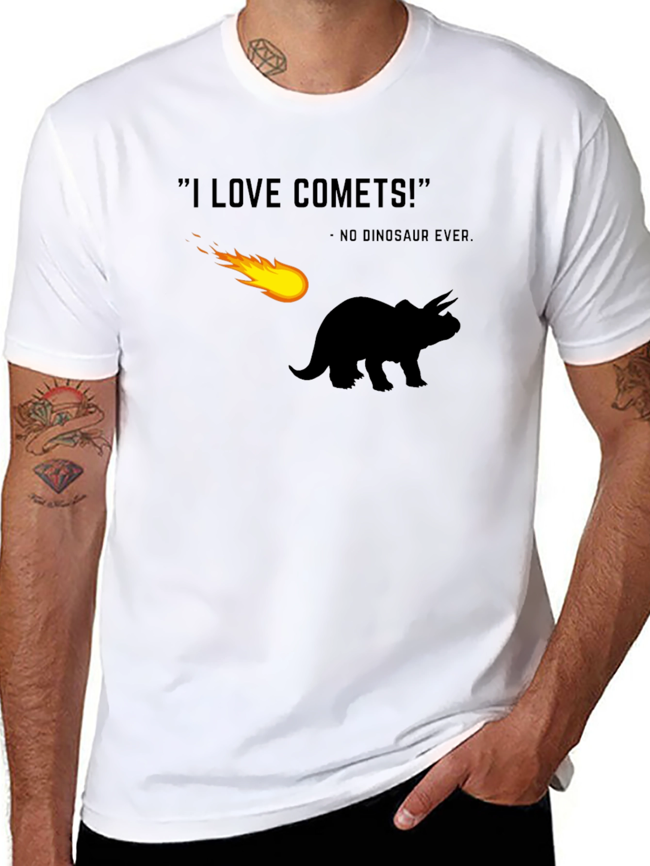 Dinosaur Comet T-Shirt - No Dinosaur Ever!