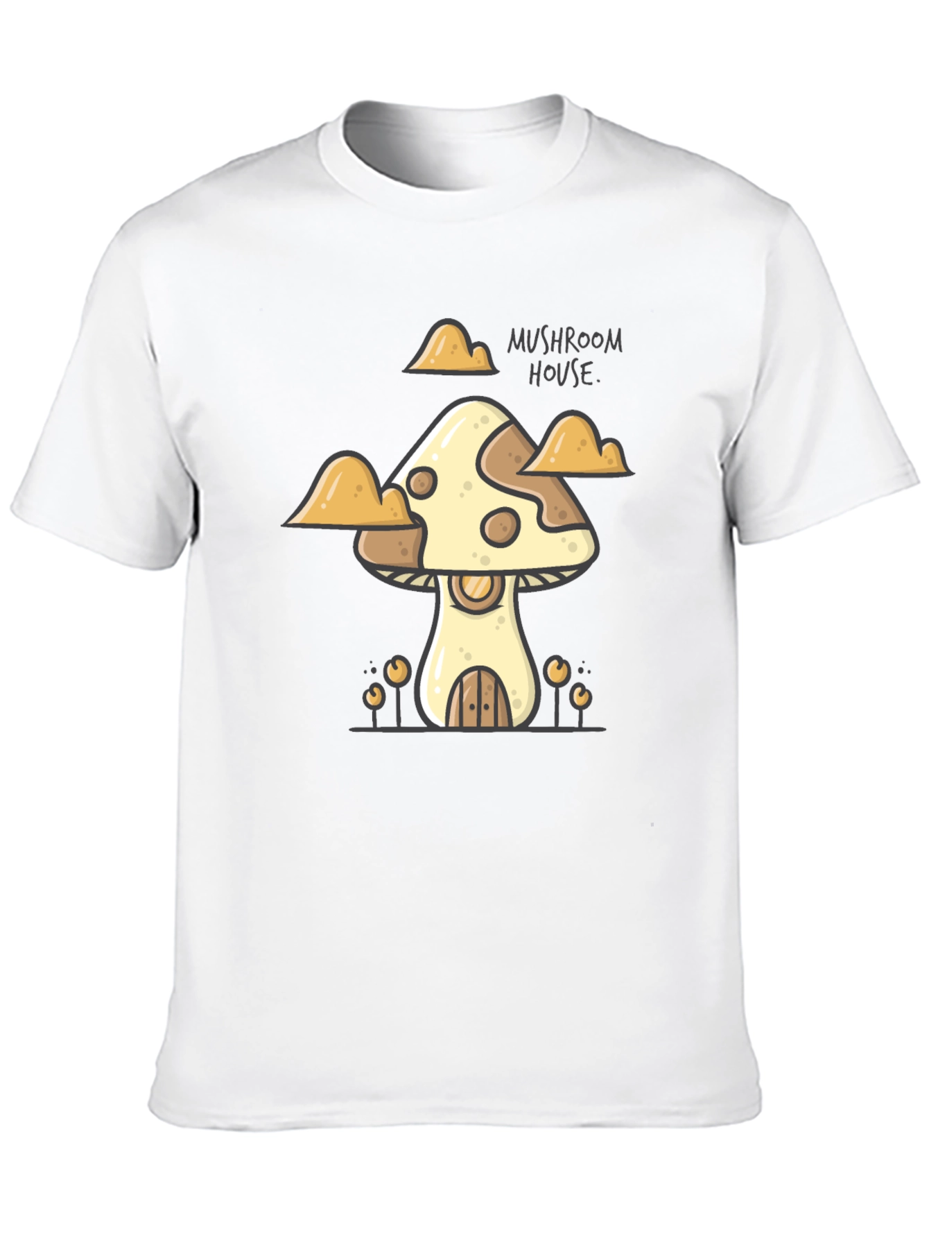 Mushroom House T-Shirt - Unique Graphic Tee