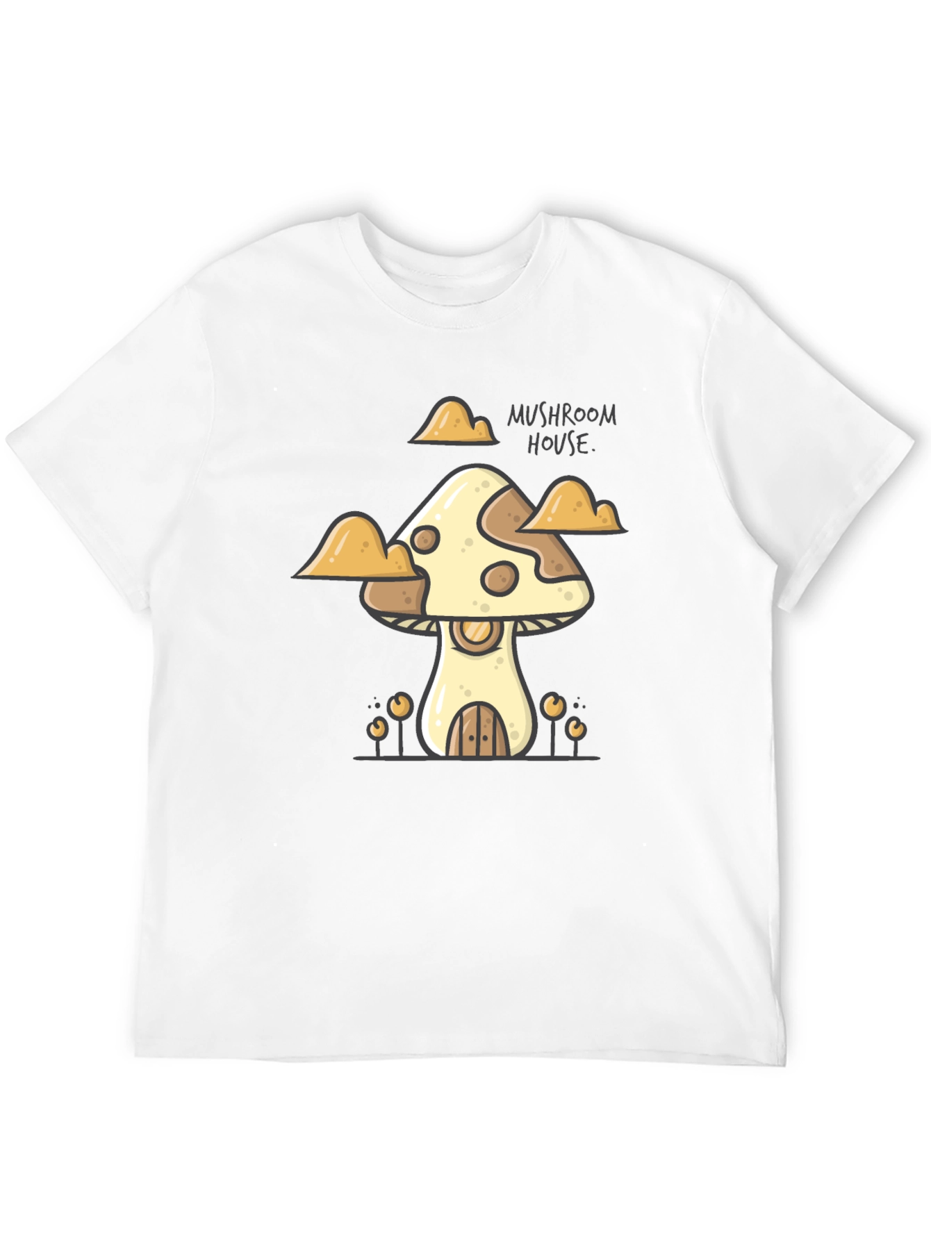 Mushroom House T-Shirt - Unique Graphic Tee
