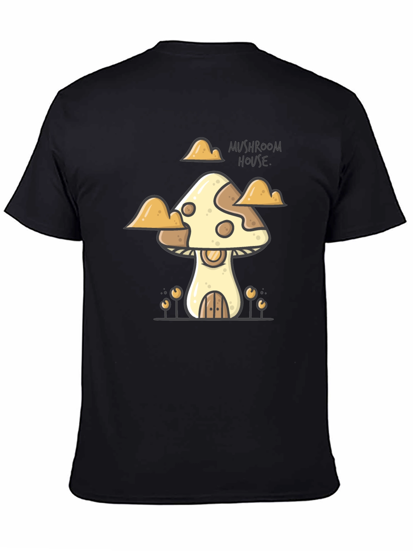 Mushroom House T-Shirt - Unique Graphic Tee