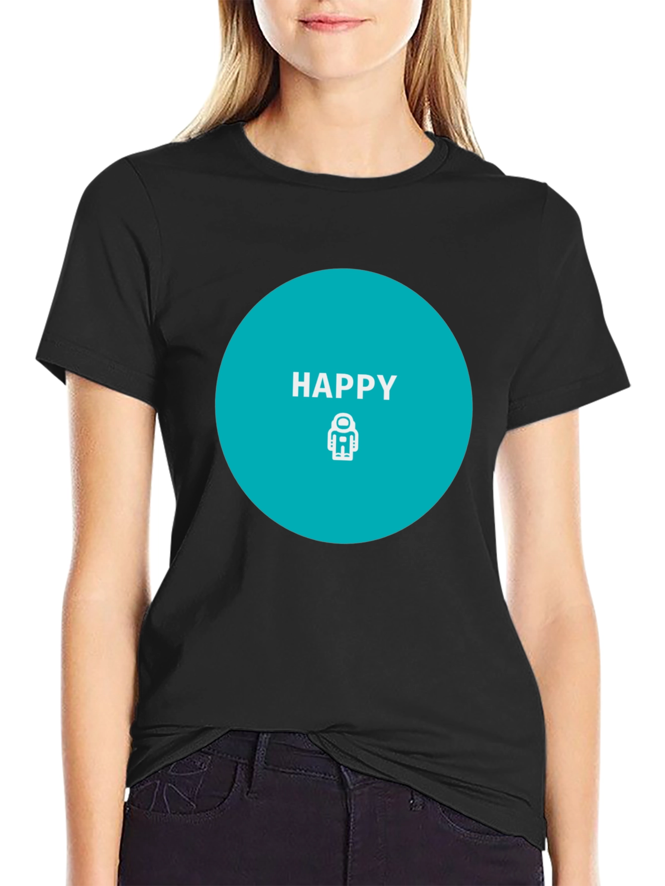 Happy Astronaut Graphic Tee - Stylish Unisex T-Shirt