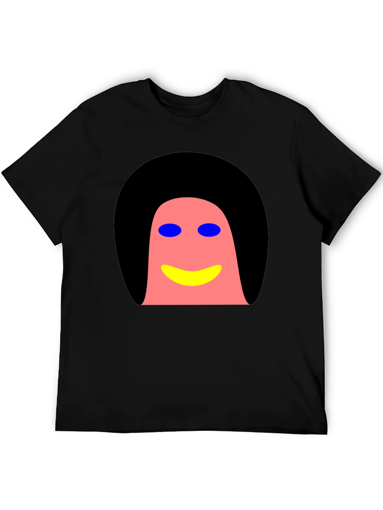 Abstract Face Graphic Tee - Modern Art Shirt