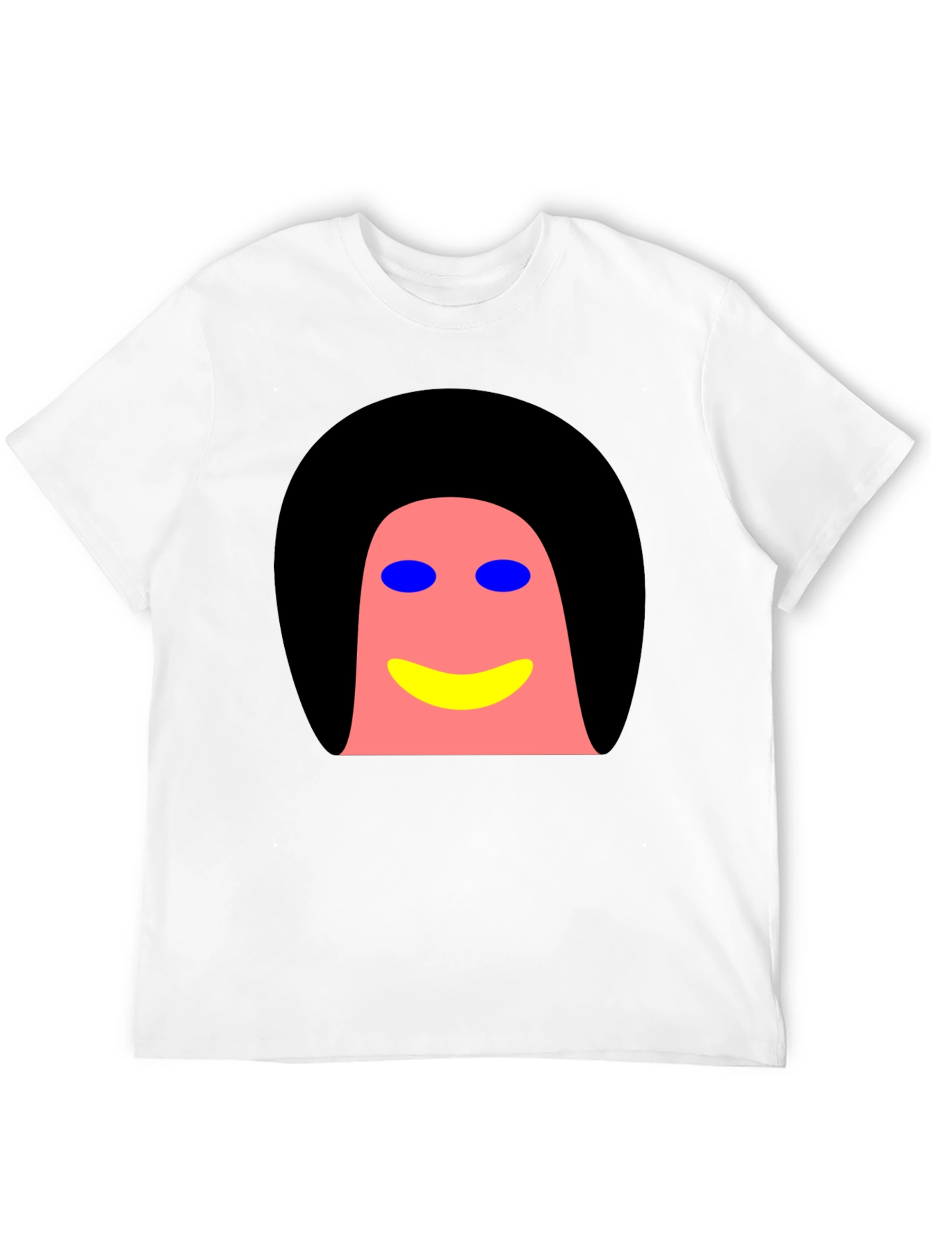 Abstract Face Graphic Tee - Modern Art Shirt