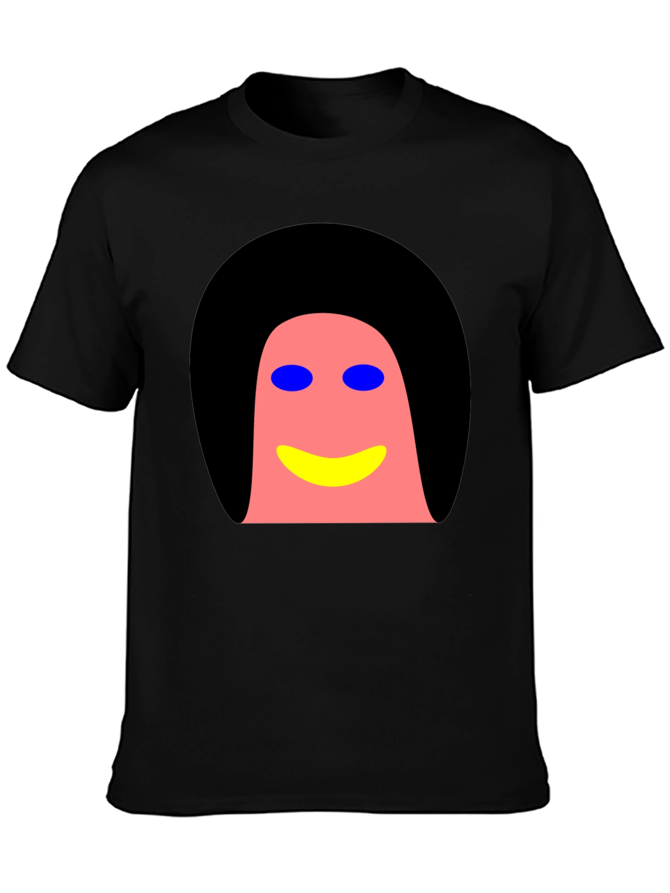 Abstract Face Graphic Tee - Modern Art Shirt